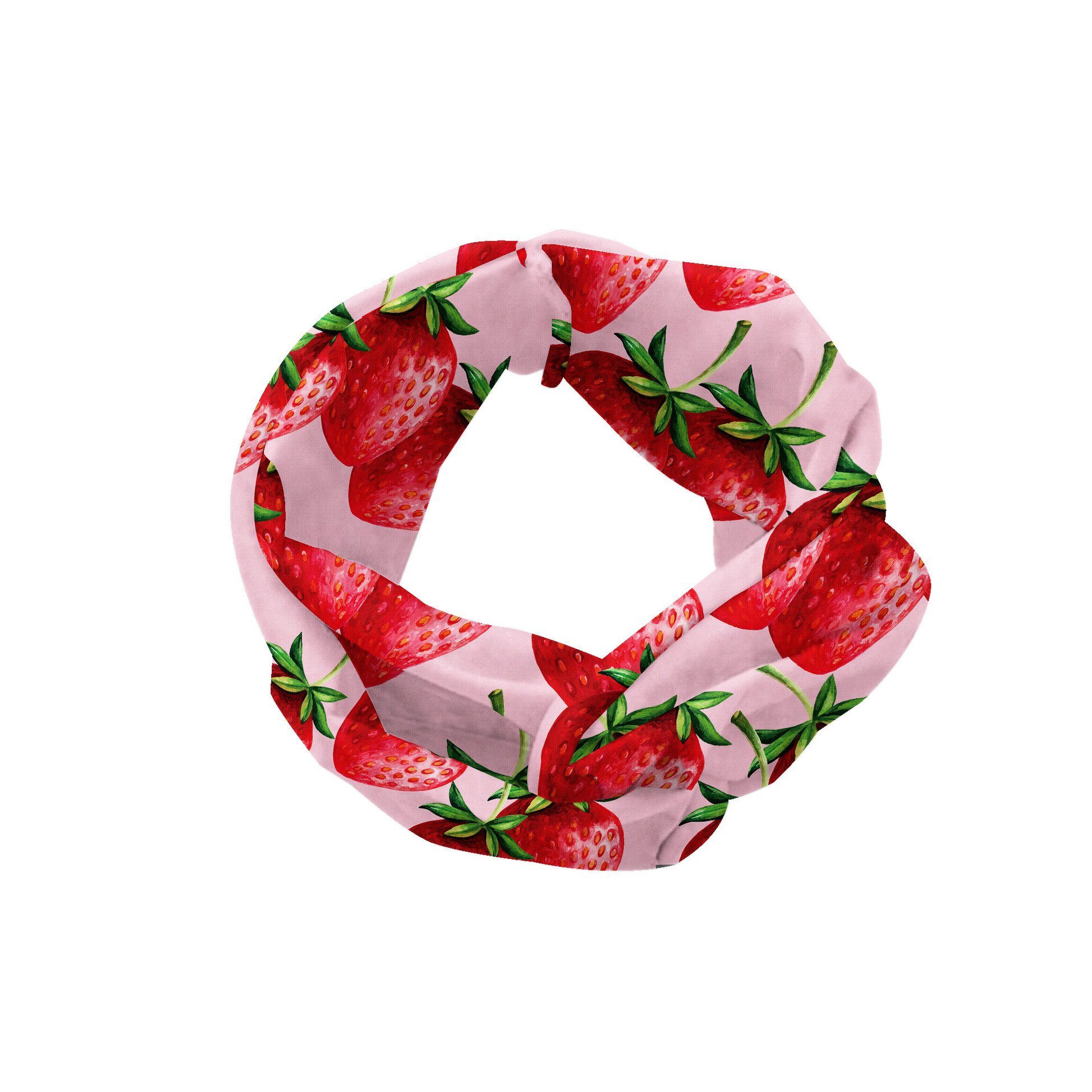 Abakuhaus Stirnband alltags accessories Saftige Angenehme rot und Obst Erdbeeren Elastisch