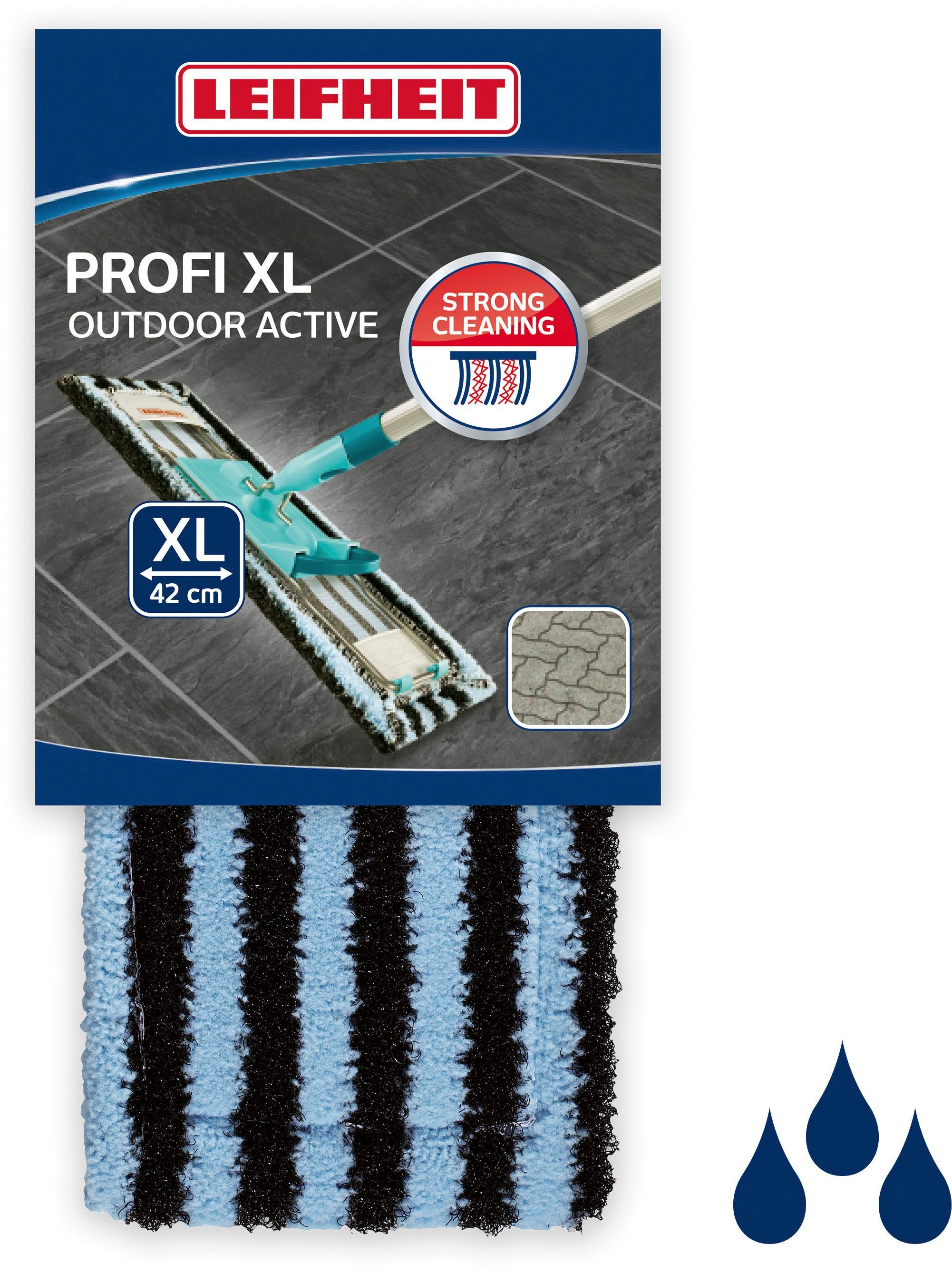 Leifheit Profi Outdoor gefaltet Wischbezug (Mikrofaser, 42, 1-tlg ...