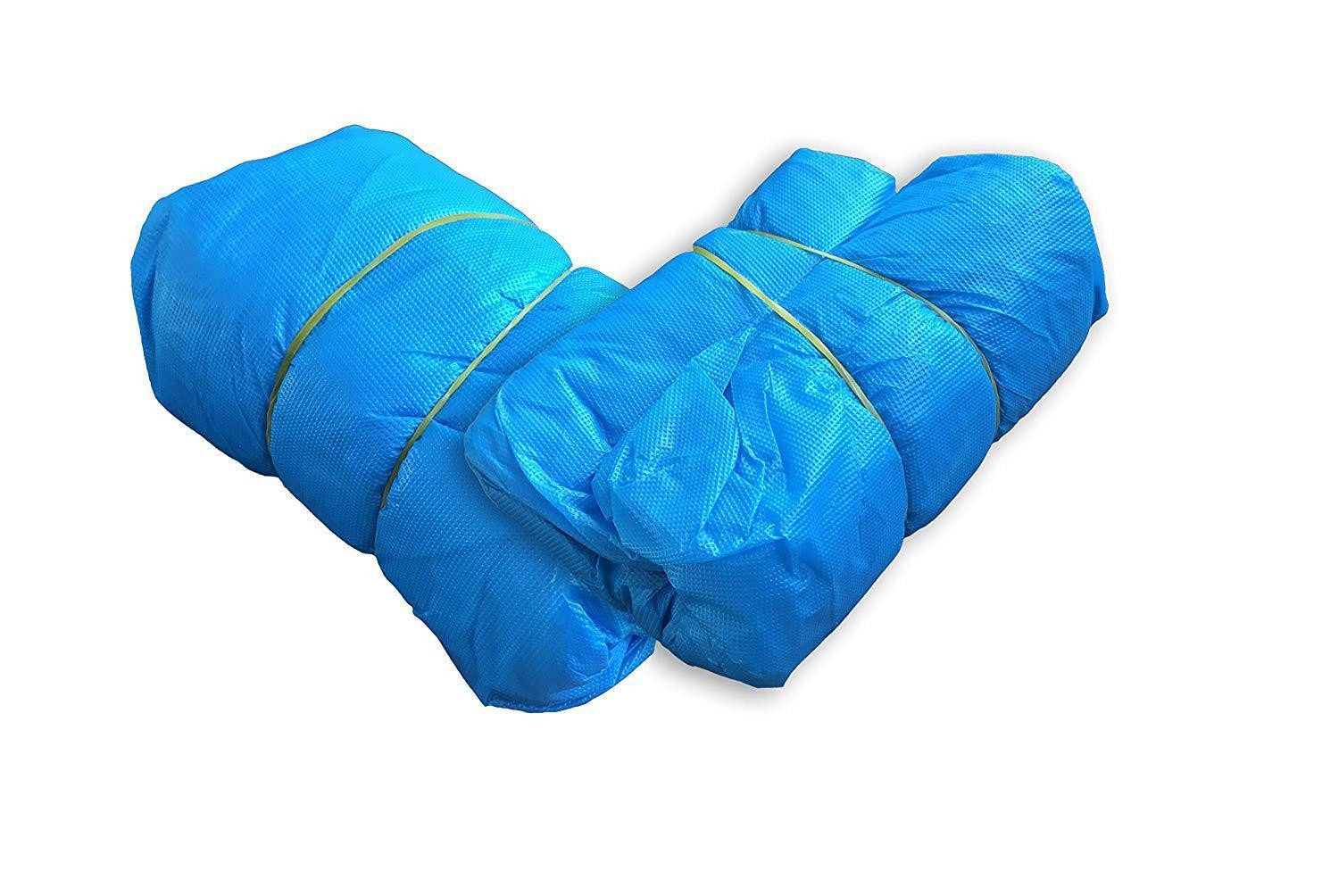 Schuhüberzieher 20x Überziehschuh Blau Polyethylen 40µ (Set, 20-St., Überziehschuh) Überziehschuhe Einwegschuhe Überschuhe Schuhüberzieher