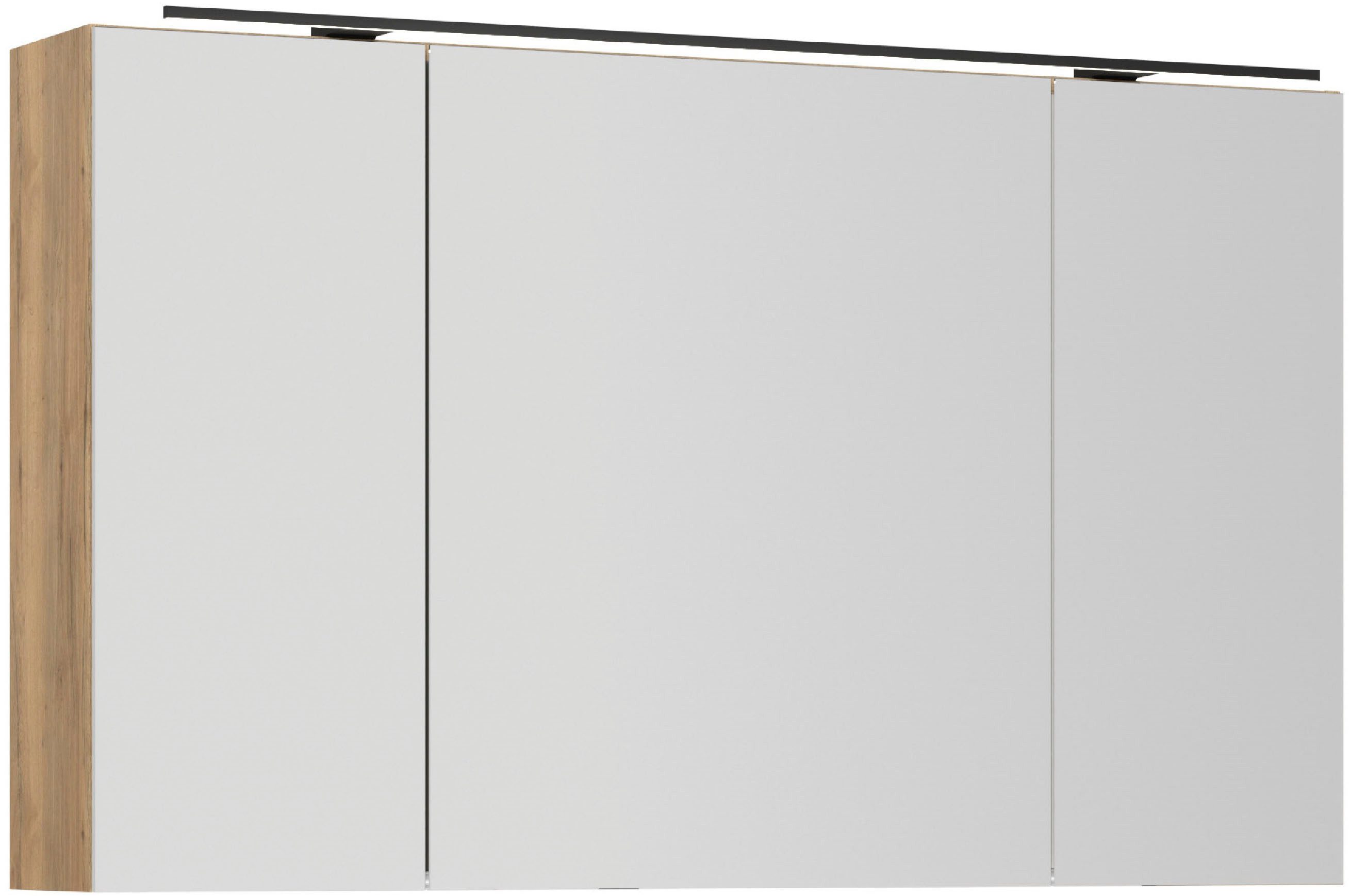 nobilia® Spiegelschrank Prina (inkl. Beleuchtung mit Dimmerfunktion) in Breiten 60, 80, 100 und 120 cm