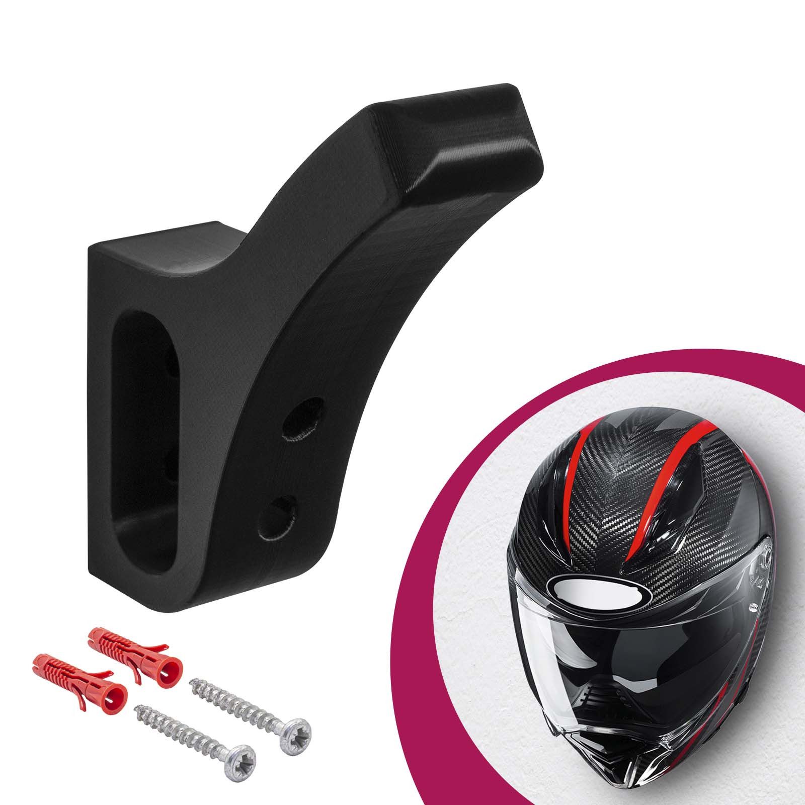 Mobilefox Türgarderobe Motorradhelm Wand Halterung Helm Halter Haken Helm B günstig online kaufen