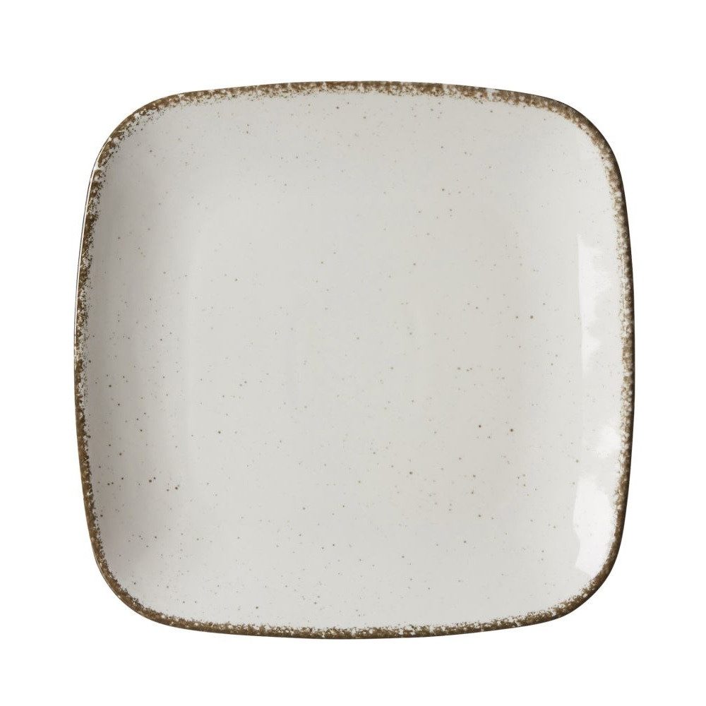 Ritzenhoff & Breker Frühstücksteller Ritzenhoff & Breker Casa creme Frühstücksteller eckig 22,5 cm