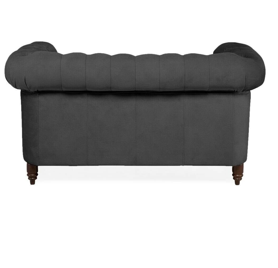 Sofa Zweisitzer Designer Möbel JVmoebel Polster, in Made Sitzer Chesterfield 2 Europe Sofa Couch