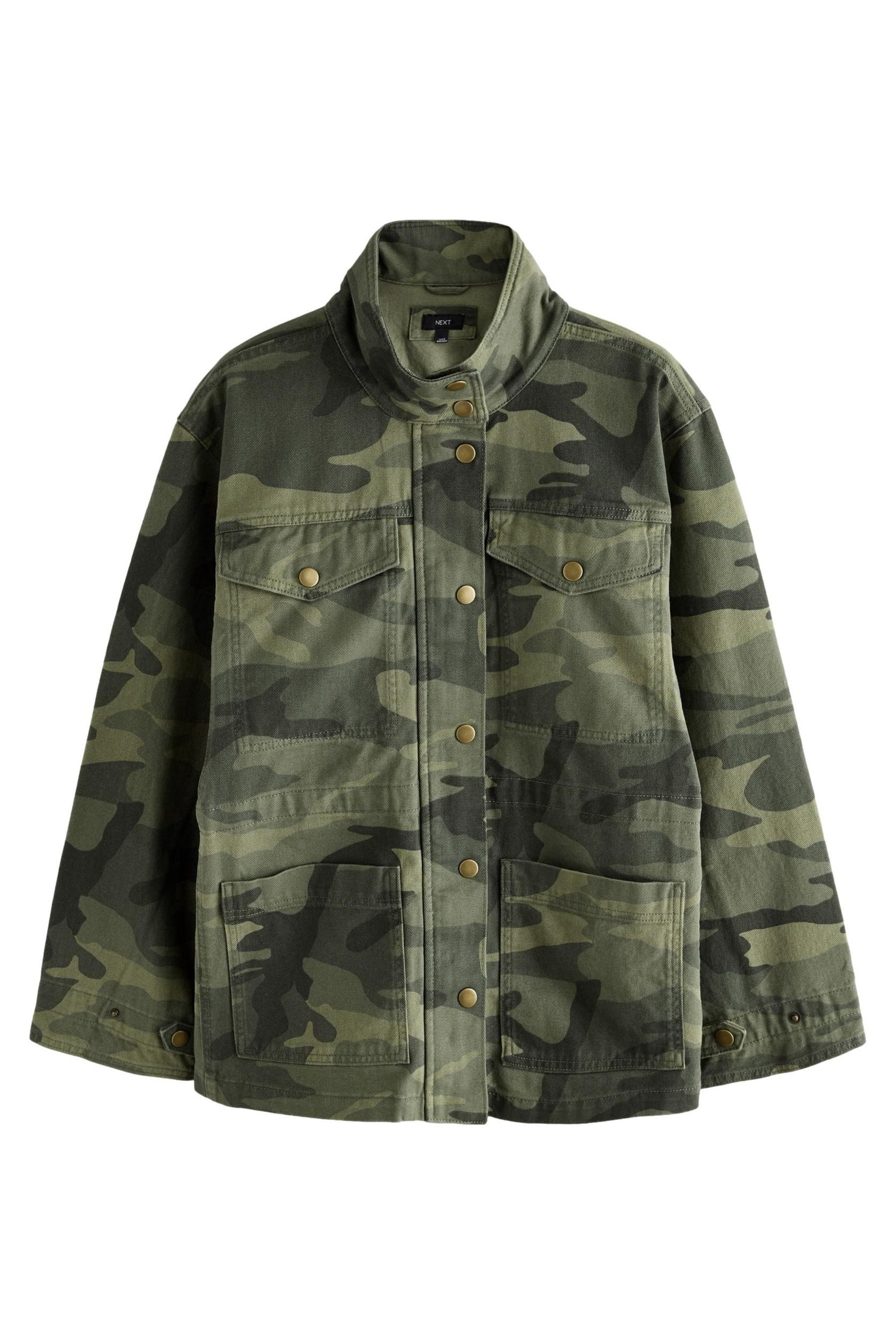 Cargojacke Utility-Jacke mit aus Baumwolle, Kurzgröße