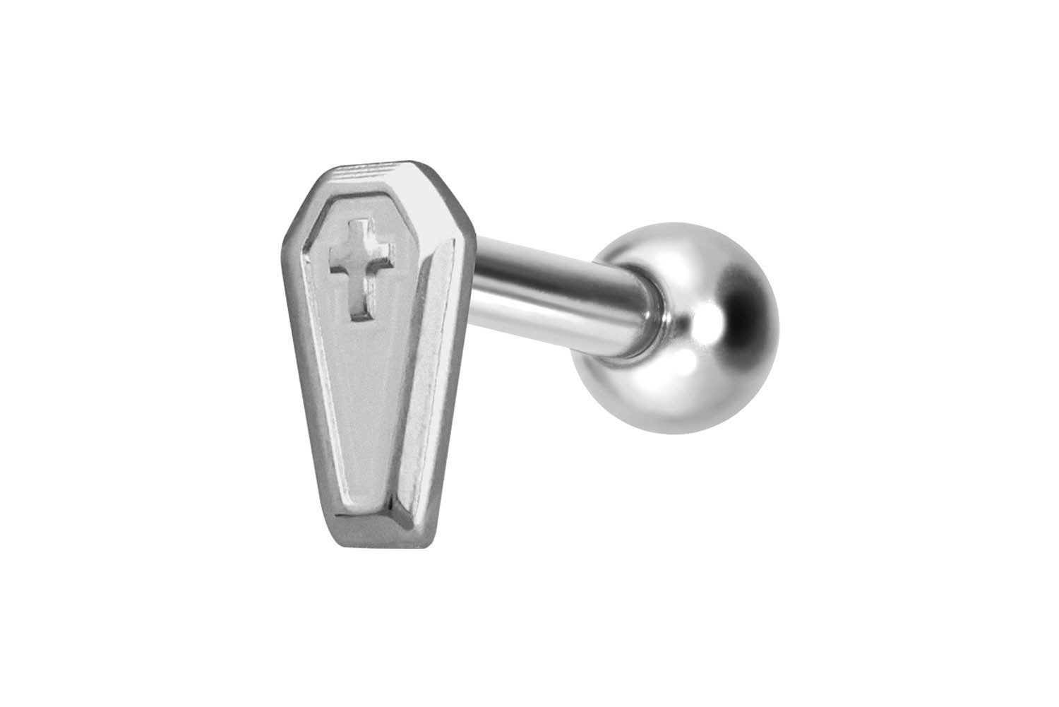 PIERCINGLINE Piercing-Set Titan Ohrpiercing mit Innengewinde SARG (Mini-Barbells, 1-tlg)