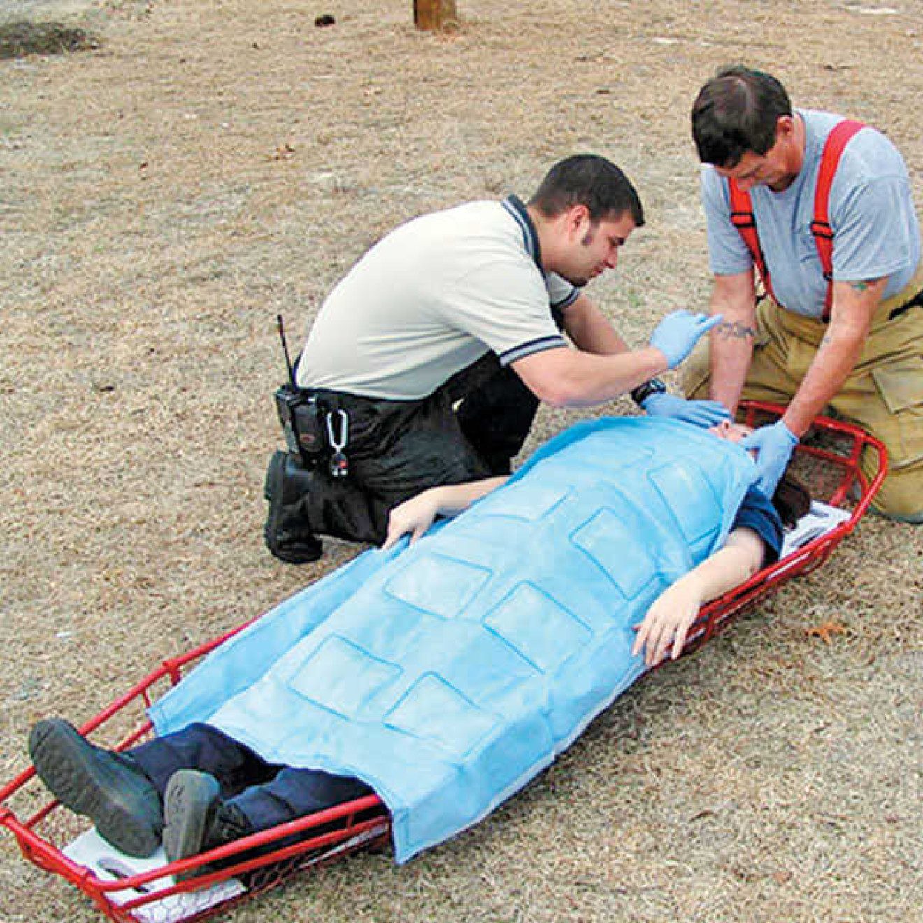 DocMed Erste-Hilfe-Set Ready-Heat II Wärmedecke, (Kälteschutz Decke, 1 St), Aktiviert durch Luftkontakt, Lang anhaltende Wärme