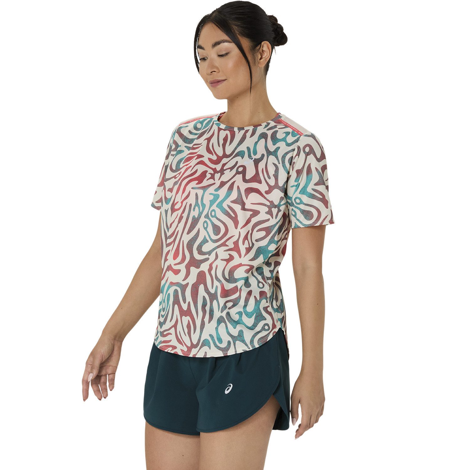 Asics Laufshirt ROAD ALL OVER PRINT SS TOP