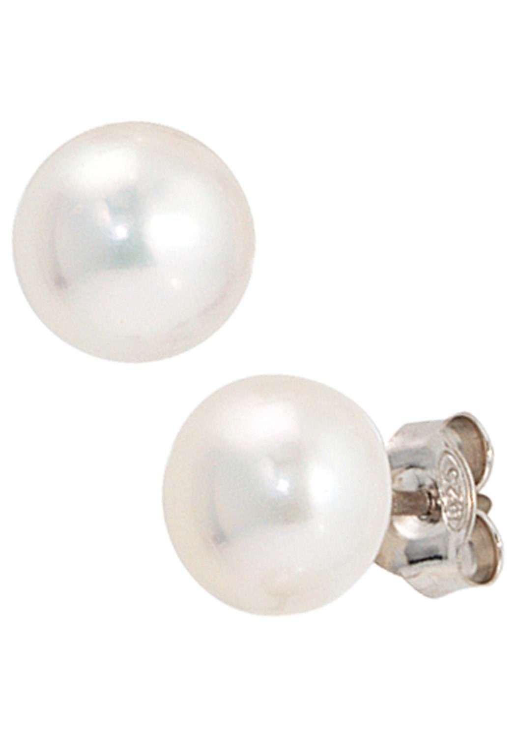 JOBO Perlenohrringe, 925 Silber mit Süßwasser-Zuchtperlen günstig online kaufen