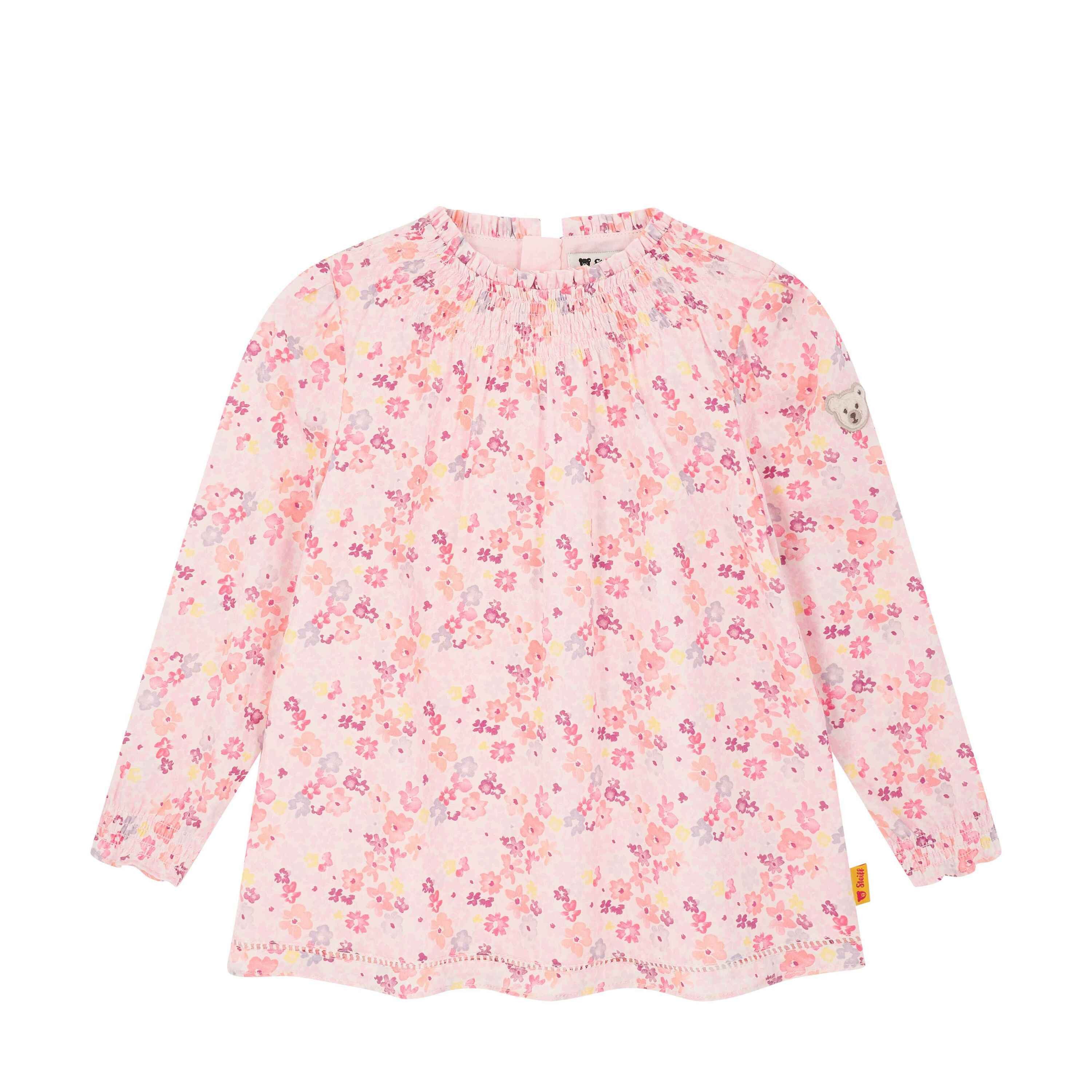 Langarmbluse Bluse langarm Balletcore, gefüttert