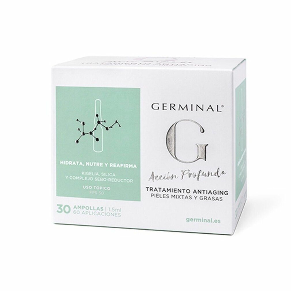 Germinal Tagescreme 30 Ampollas Accion Profunda Tratamiento Antiaging Pieles
