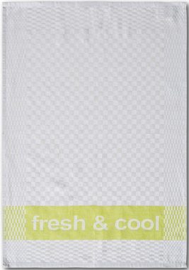 Dyckhoff Geschirrtuch Fresh & Cool, (Set, 6-tlg), mit drei verschiedenen Motiven