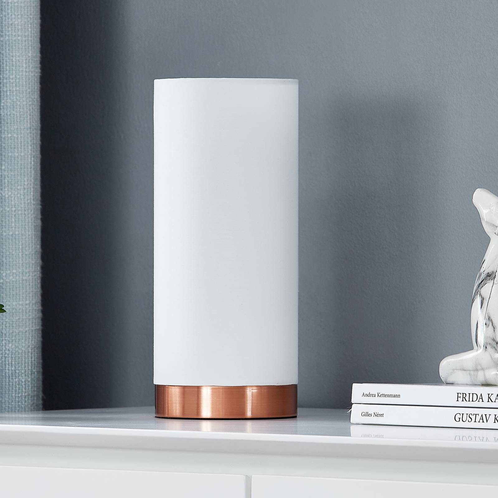 Lindby Tischleuchte Ronja, Weiß IP20, 1 x 40 W