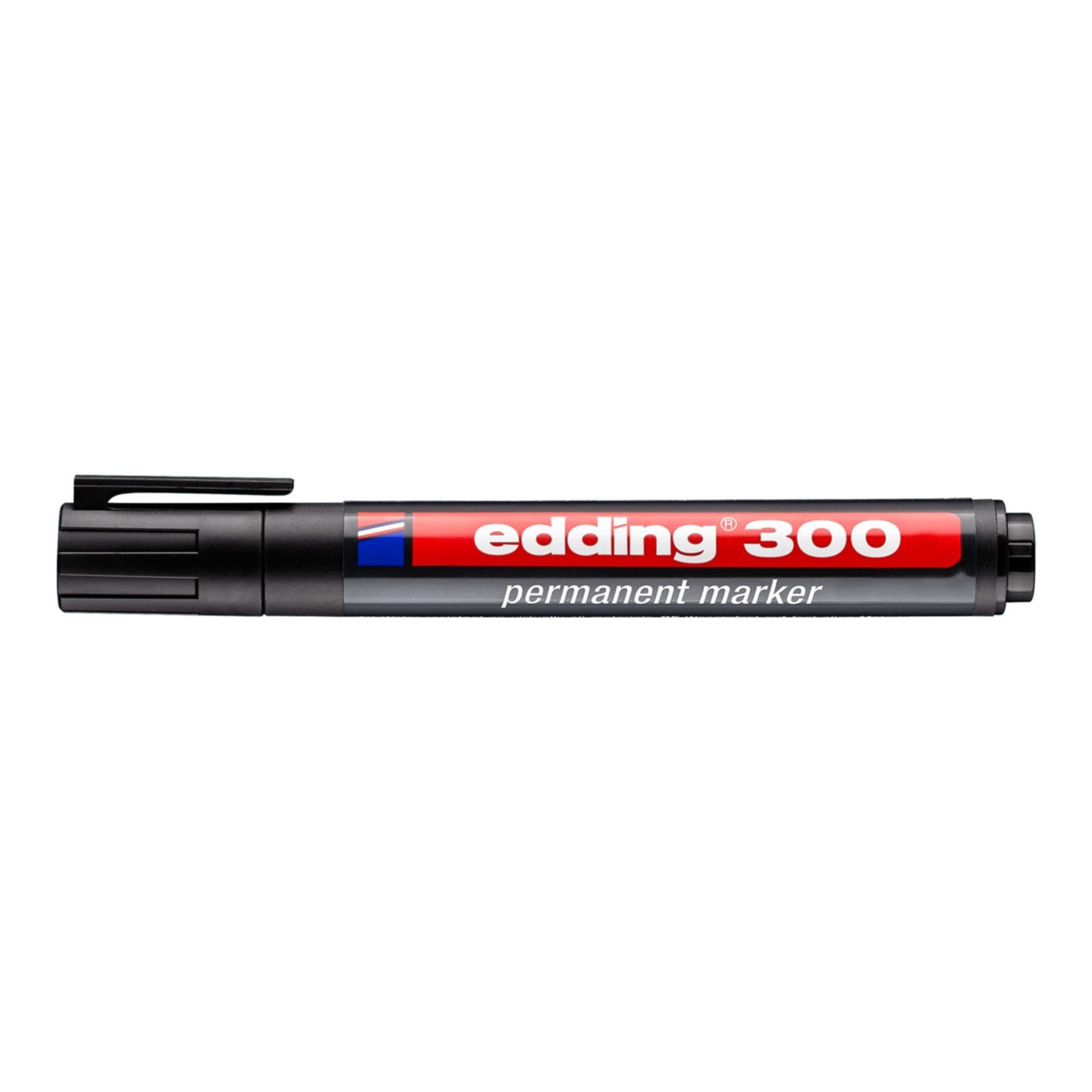 edding Permanentmarker Permanentmarker 300, Rundspitze, 1,5 - 3 mm, schwarz EDDING 4-300003, (3-tlg)