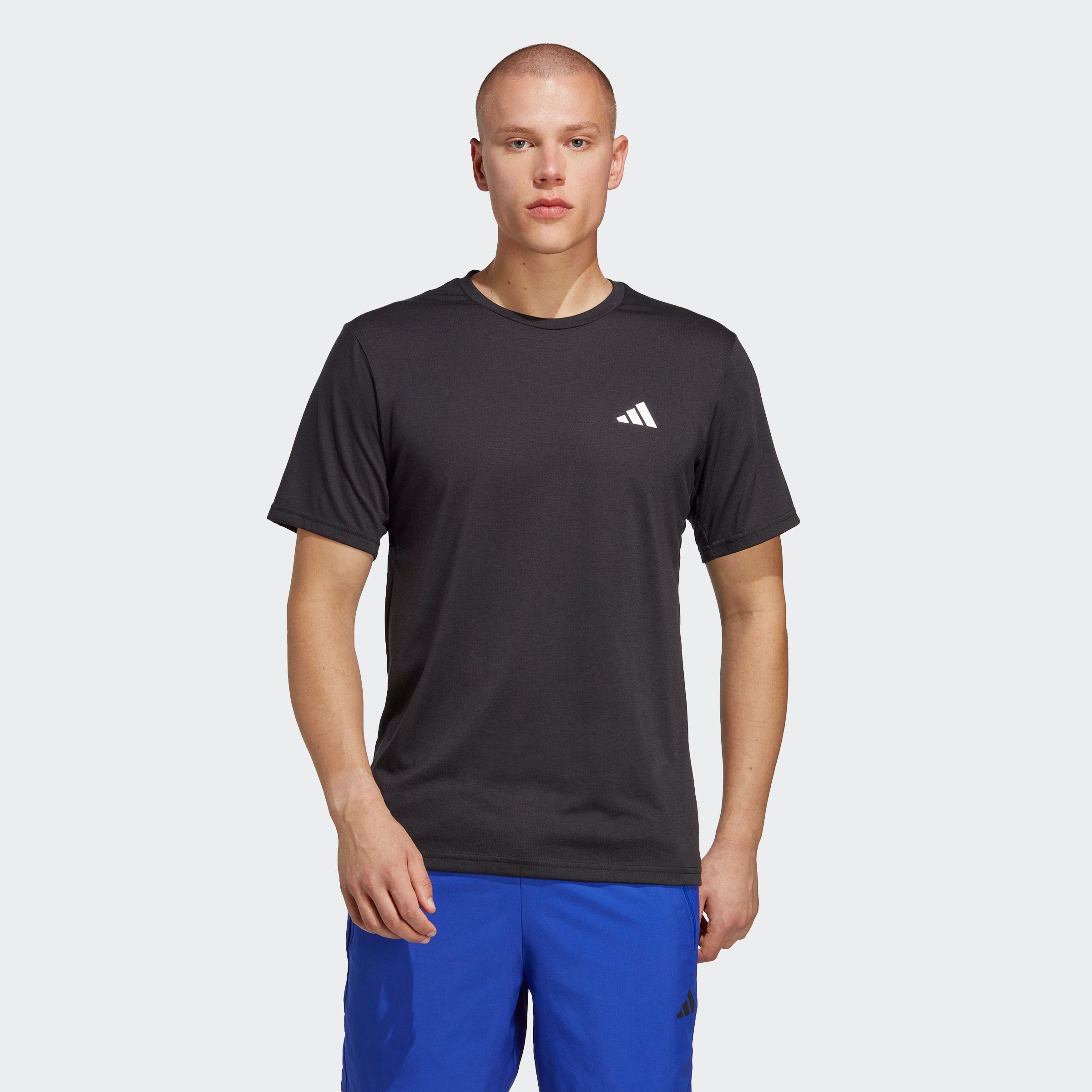 adidas COMFORT TRAINING Performance Black White ESSENTIALS / T-Shirt TRAIN