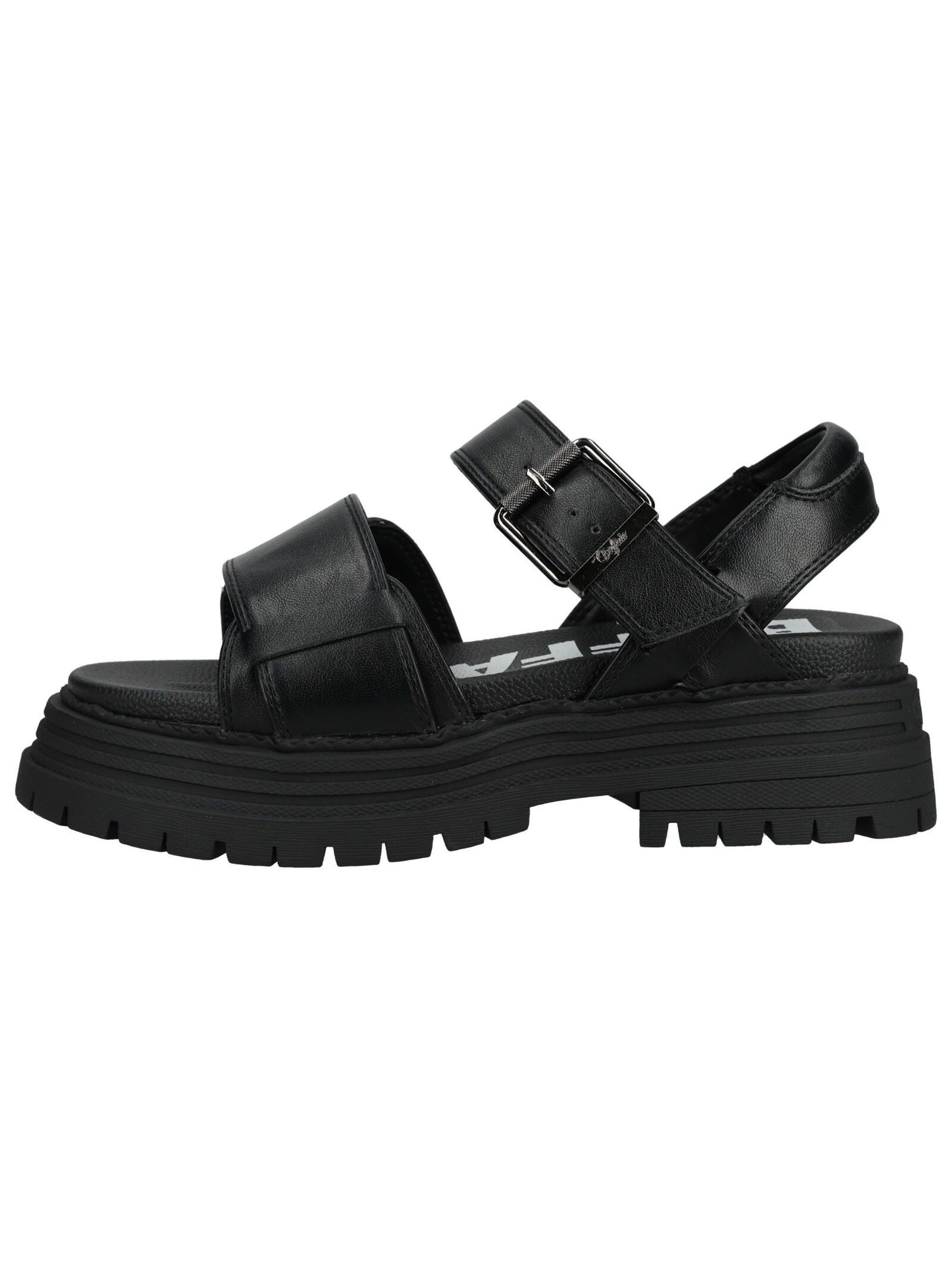 Buffalo Buffalo Sandalen Lederimitat Riemchensandale