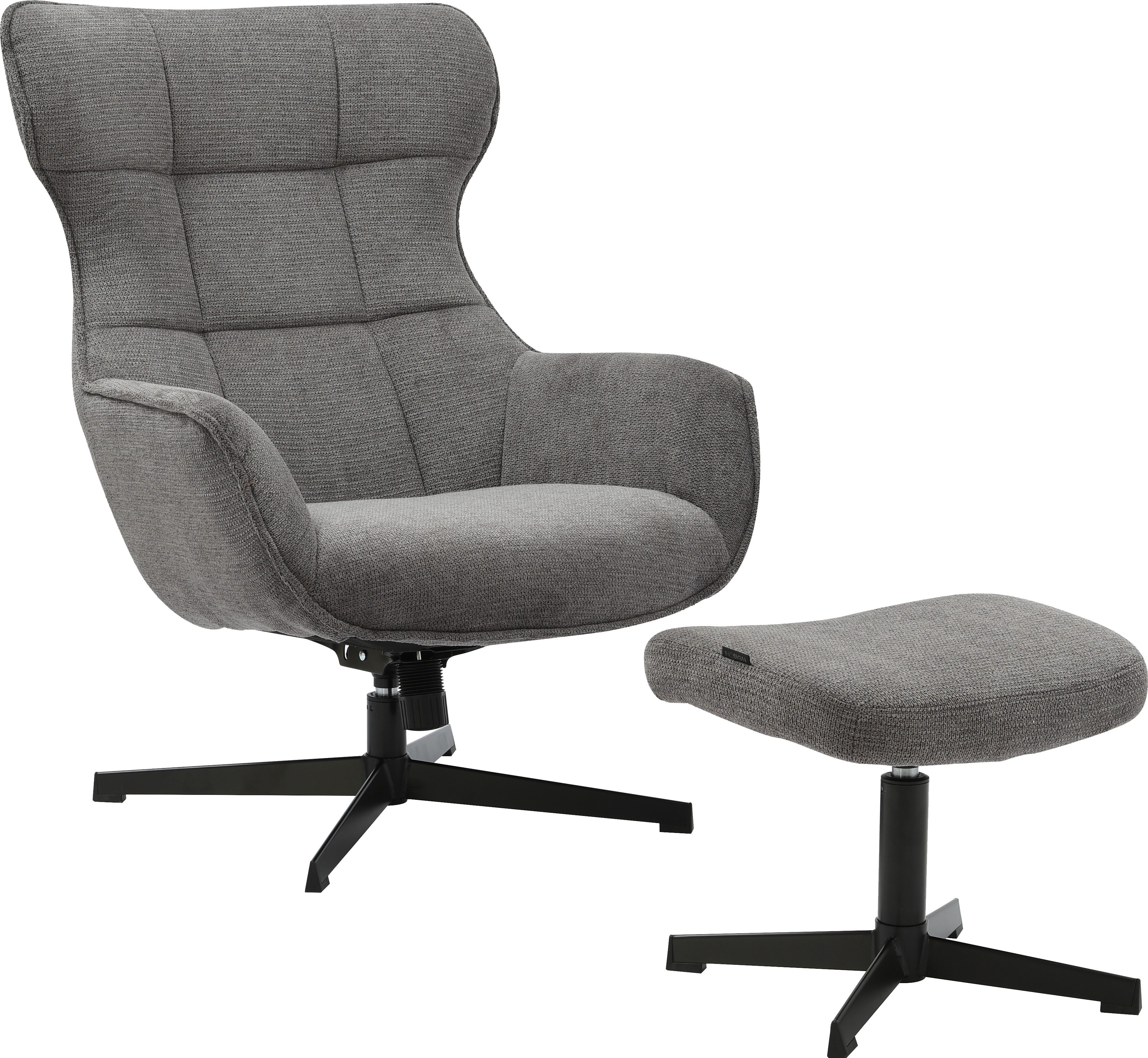 INOSIGN Drehsessel DEGAN Ohrensessel mit Hocker günstig online kaufen