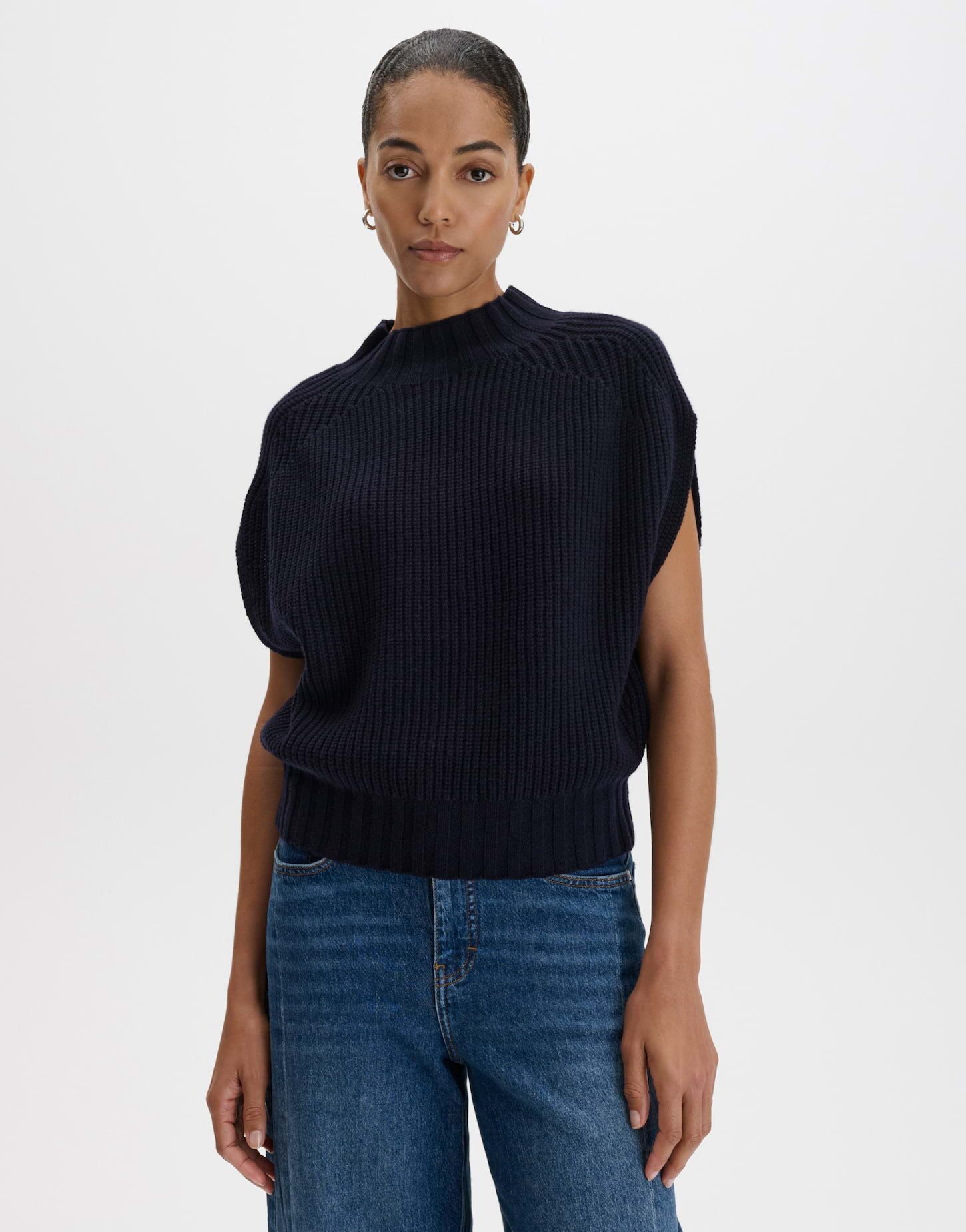someday Pullunder Tavaya aus weichem Rippstrick Strickbündchen für einen modernen, komfortablen Look