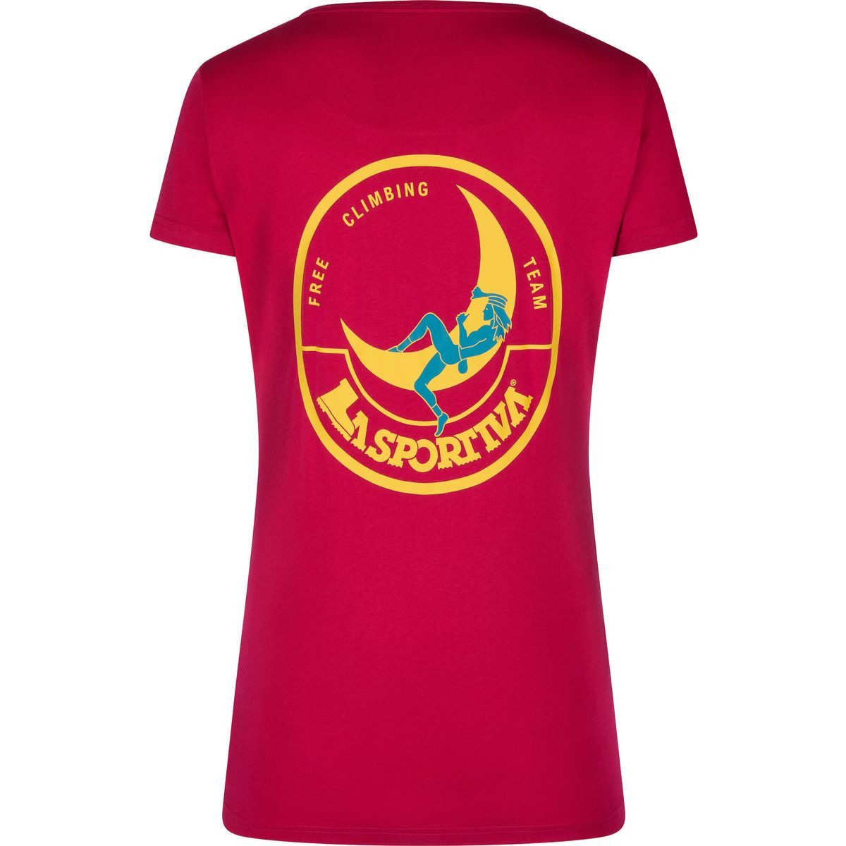 La Sportiva Kurzarmshirt Climbing on The Moon T-shirt Women Stylisches T-Shirt mit ikonischem Print, perfekt für