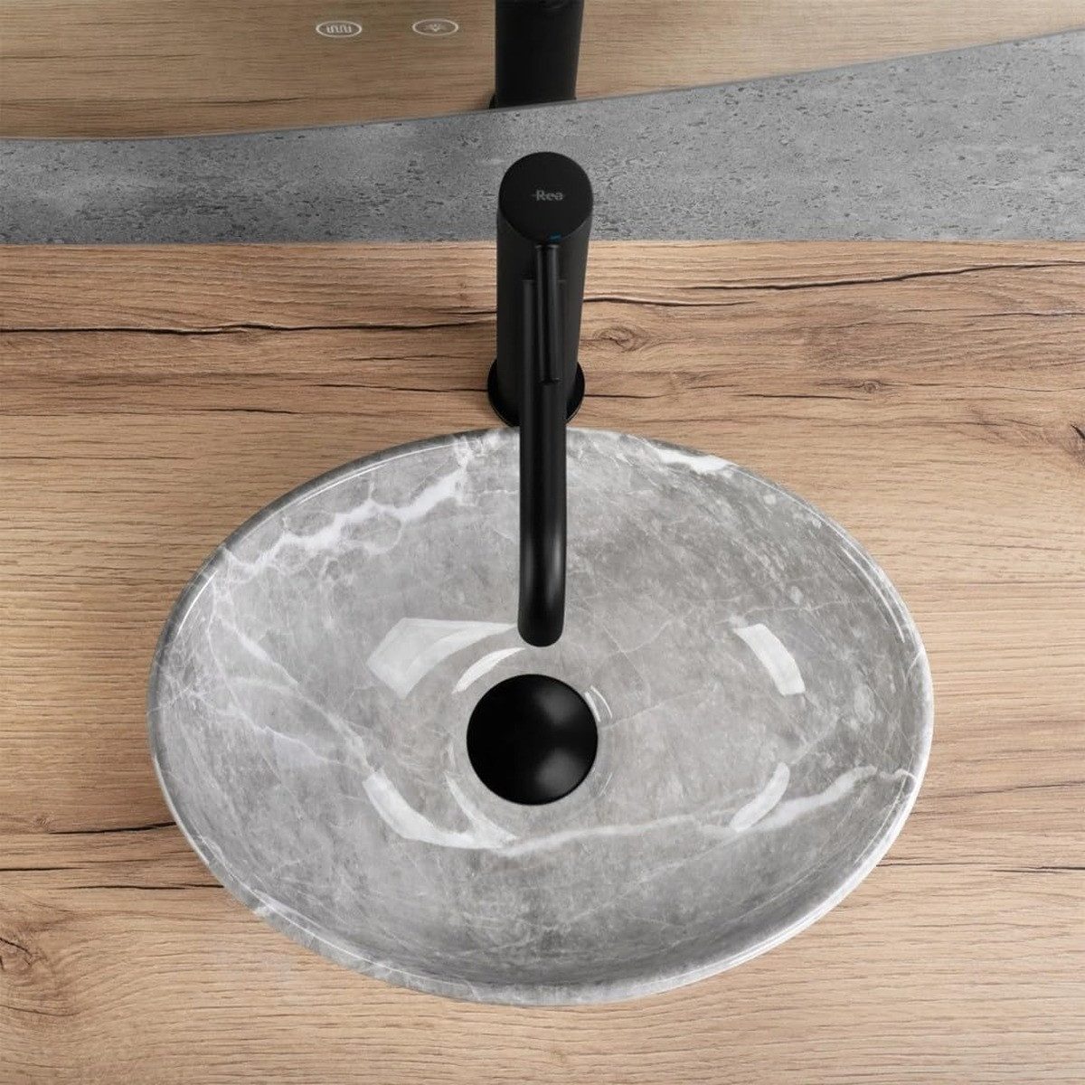 GTM Design Aufsatzwaschbecken Set mit Waschtischbatterie, günstig online kaufen