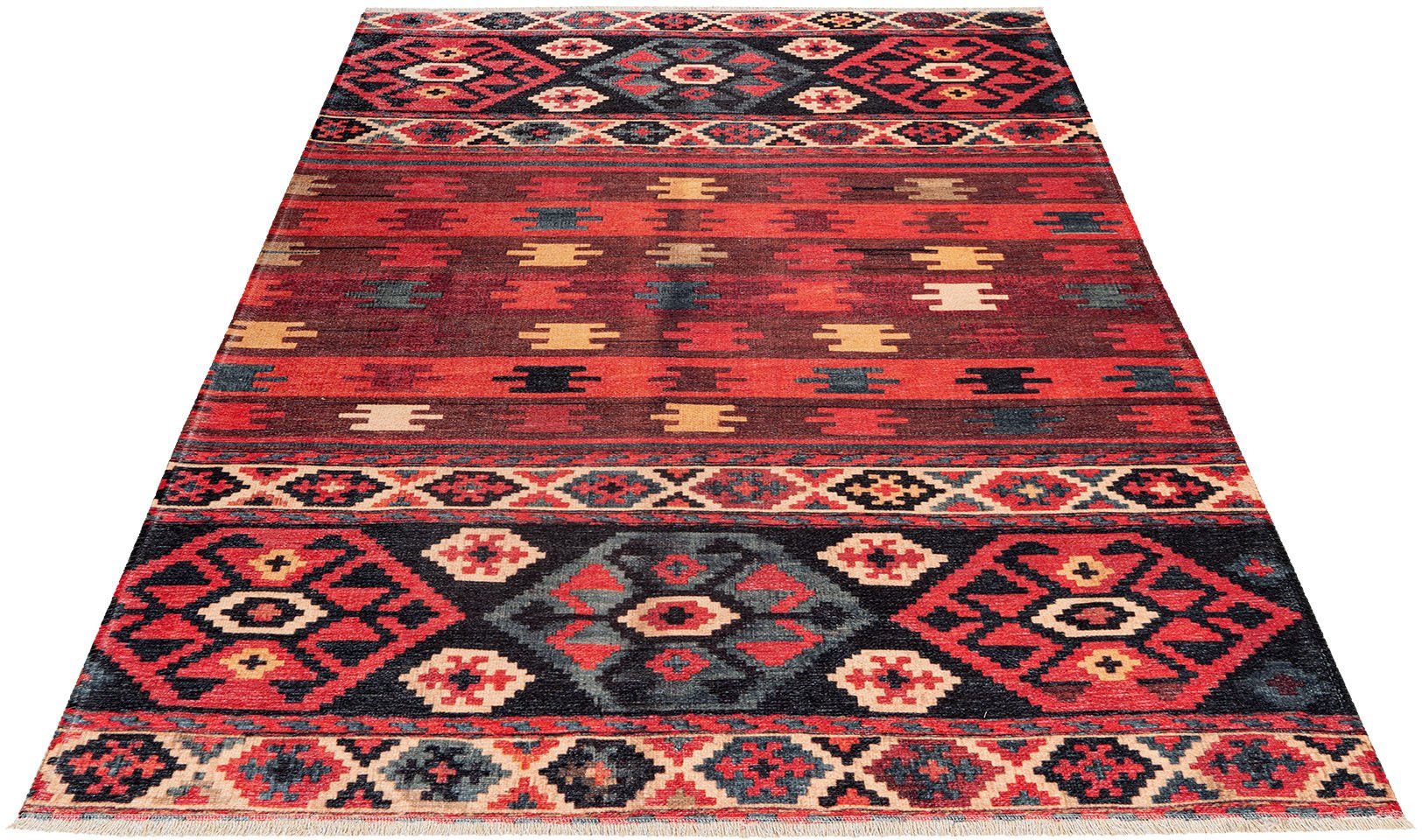 Obsession Teppich My Ethno 261, rechteckig, Höhe: 6 mm, recycelte Materiali günstig online kaufen