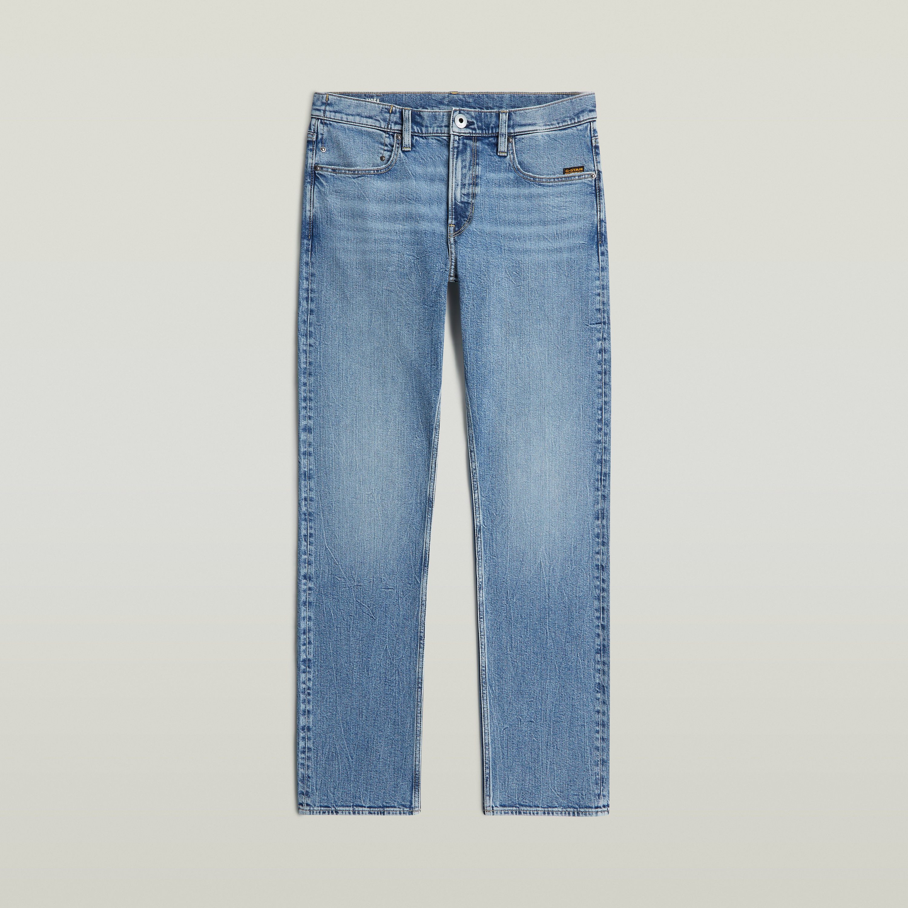 G-STAR Straight-Jeans Mosa Straight mit hellen Nähten – Bild 5 von 5