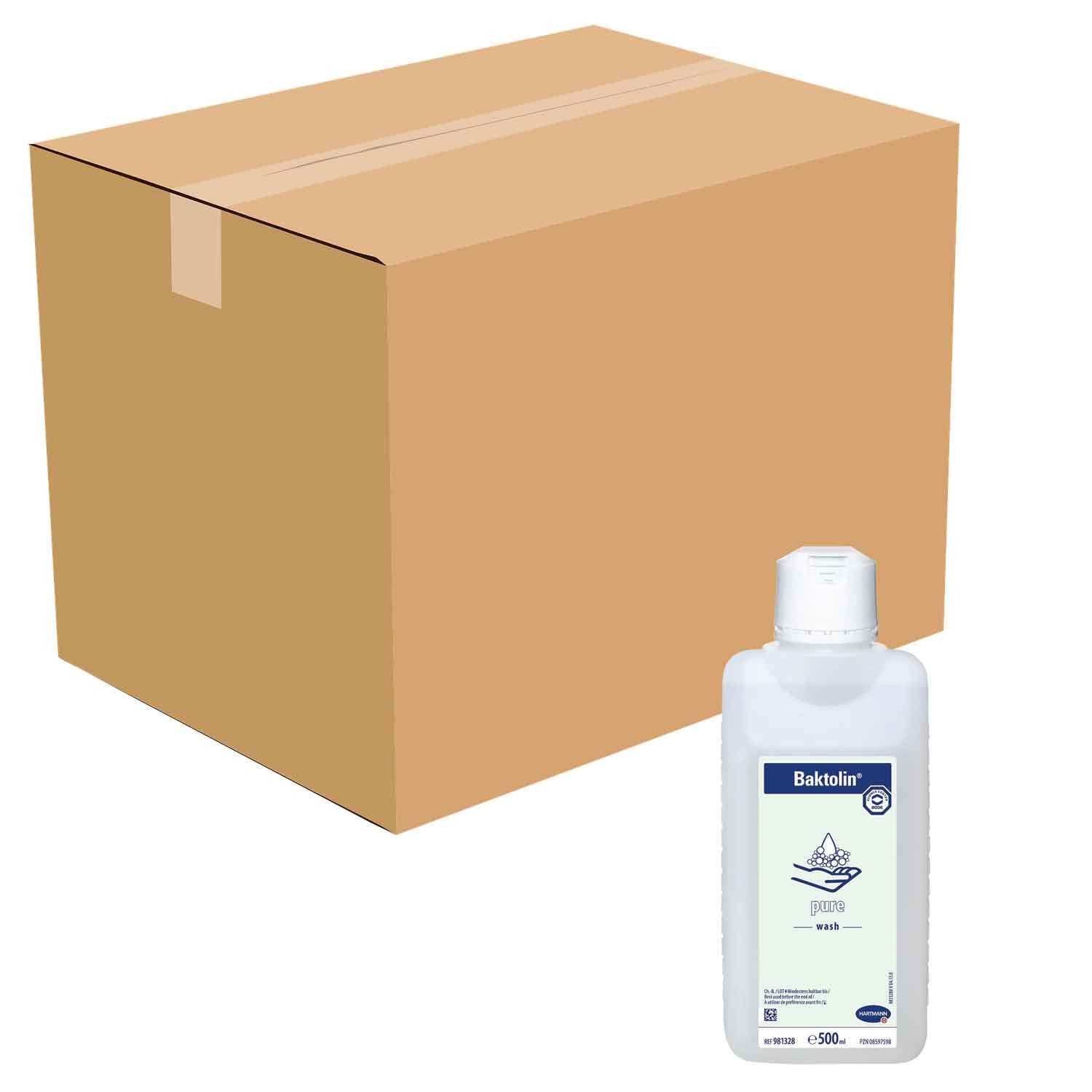 HARTMANN Hautpflegegel HARTMANN Baktolin pure Waschlotion 20 x 500 ml