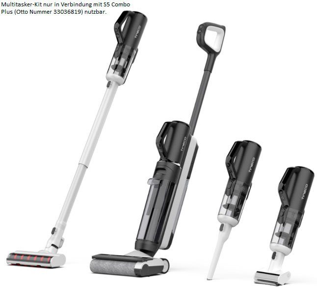 Tineco Staubsauger-Verlängerungsrohr Multitasker-Kit / Stiel-Staubsauger für S5 Combo Plus, Zubehör für Tineco S5 Combo Plus
