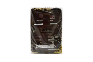 Seki EDGE Maniküre-Pediküre-Set Nagelpflegeset Adonis 9-teilig mit Etui AG-500 11.7x8x2.8 cm, handgeschärftes Qualitätsprodukt aus Japan
