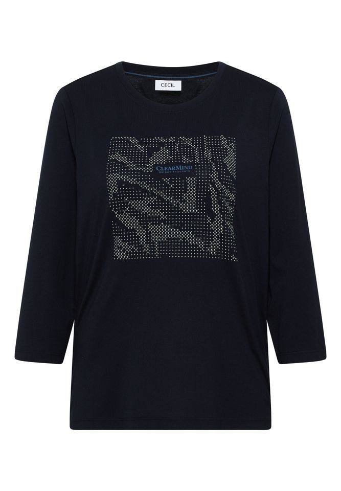 CECIL Langarmshirt - Damenshirt mit Print günstig online kaufen