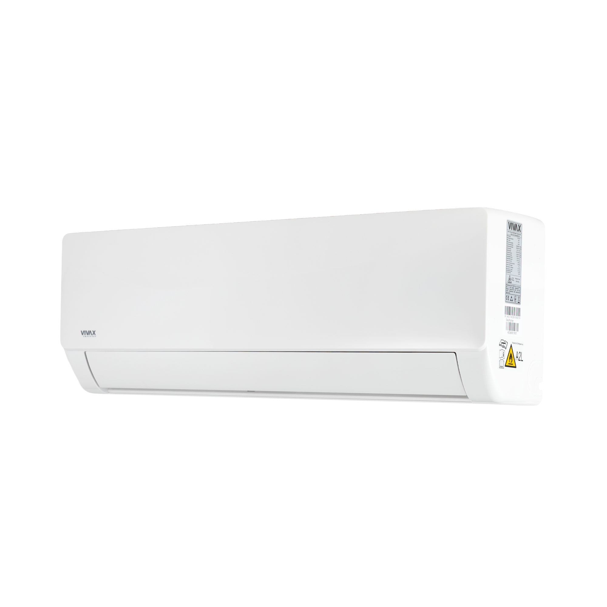 Vivax Split-Klimagerät A++ Split Klimaanlage für Wohnung ohne Abluftschlauch kühlen & Heizen, Selbstreinigung, Entfeuchtungsfunktion, ECO-Funktion, Staubfilter