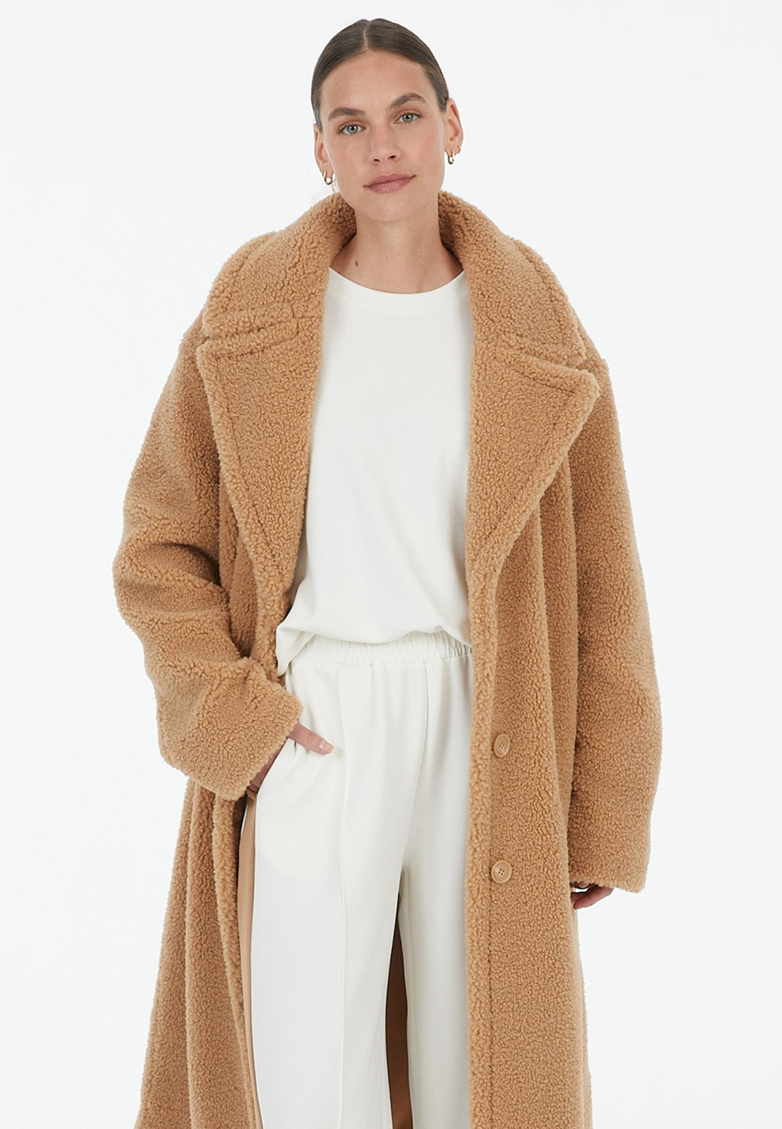 MARC AUREL Wintermantel in Teddy-Optik günstig online kaufen