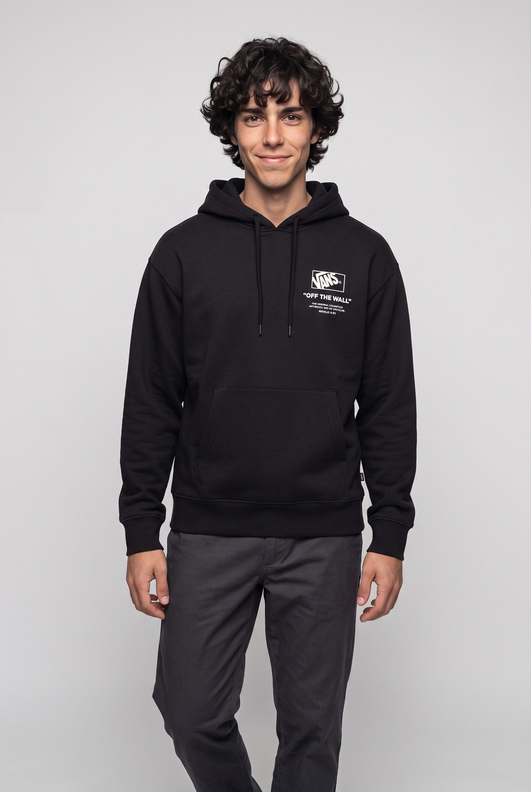 Vans Kapuzensweatshirt STACKED HI PULLOVER sportlicher Stil, mit Rundhalsausschnitt, aus Baumwolle und Polyester
