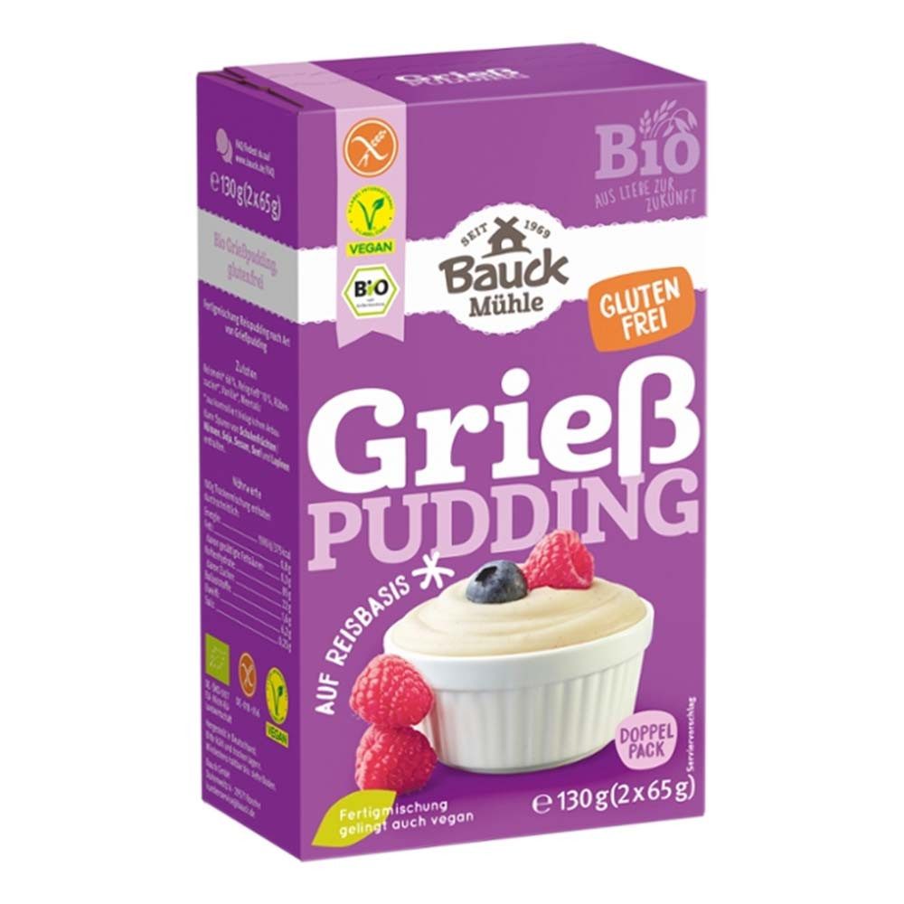 Bauck Mühle Fertiggericht Dessert-Mix - Grießpudding glutenfrei 130g