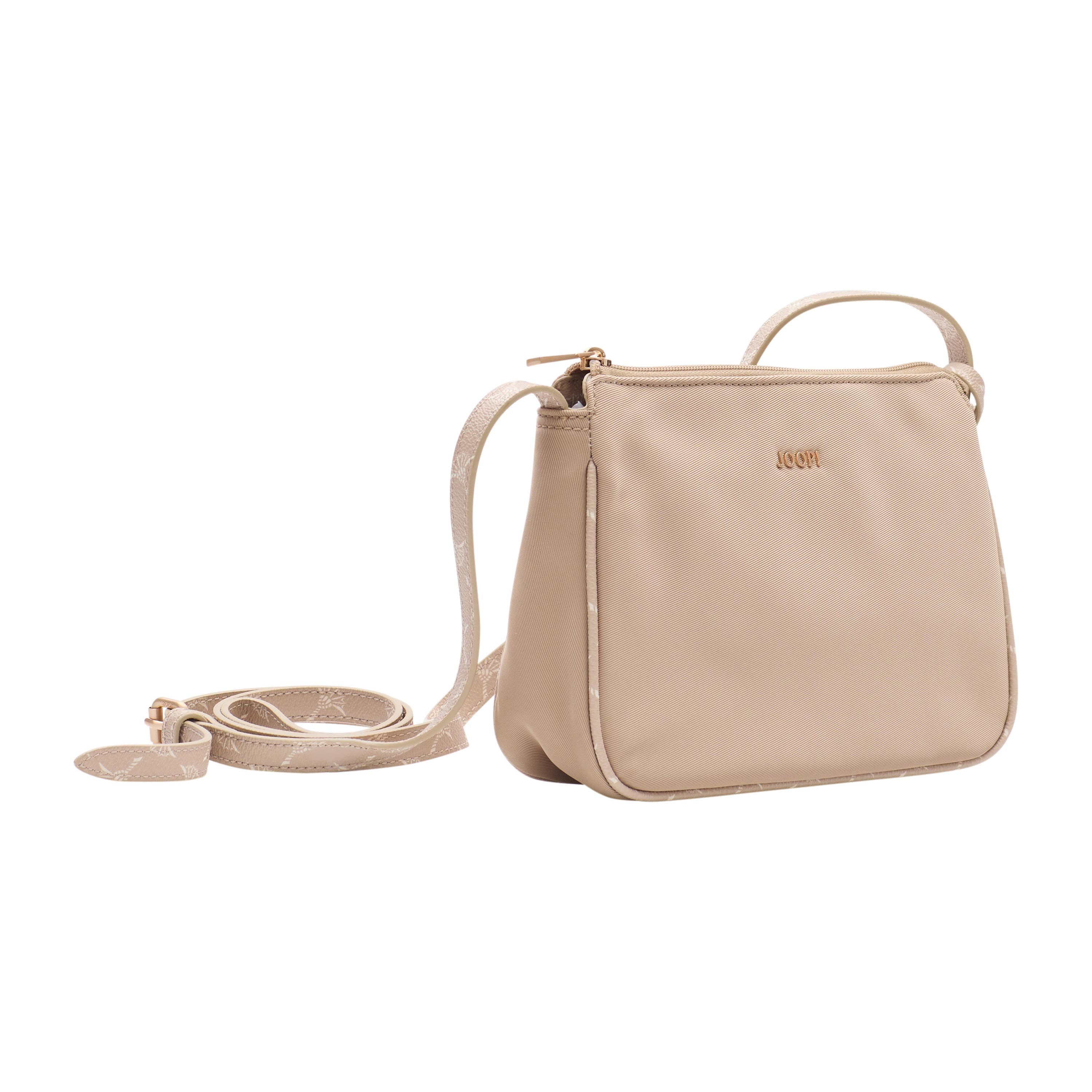 JOOP! Schultertasche roma jasmina shoulderbag shz, Damen Henkeltasche, Handtasche, Umhängetasche mit Logoapplikation