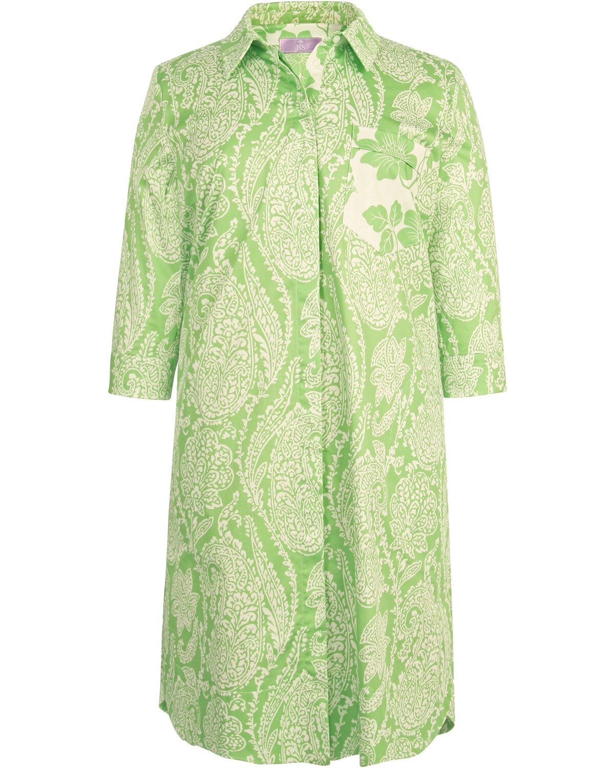 Brigitte von Schönfels Hemdblusenkleid Florales Hemdblusenkleid günstig online kaufen