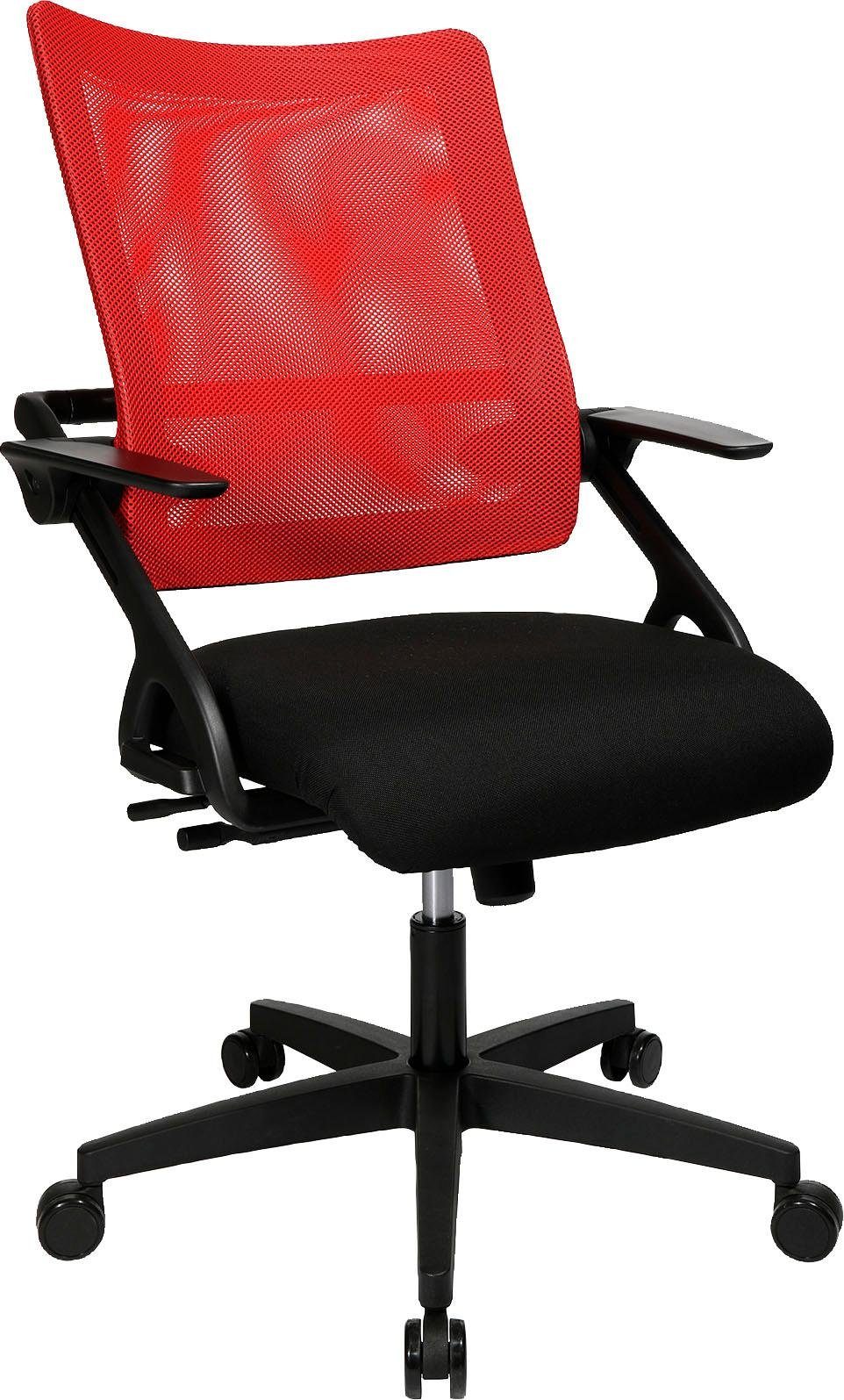 TOPSTAR S'move New Bürostuhl schwarz/rot