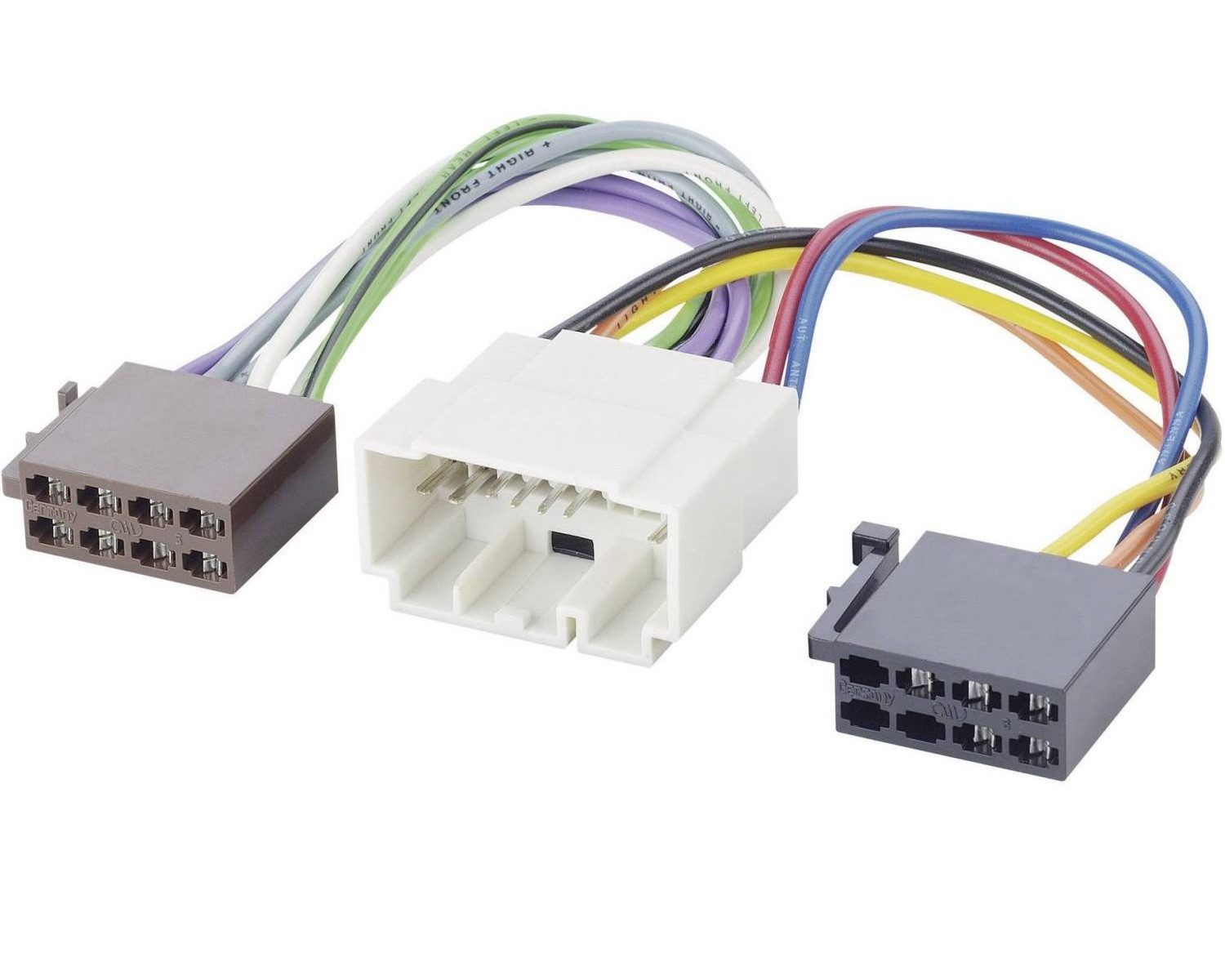 AIV ISO Autoradio Adapter Auto Radio Auto Adapter ISO zu OEM Hersteller Einbau ISO Auto Radio OEM Verkablung fur Fiat Honda Nissan Suzuki etc