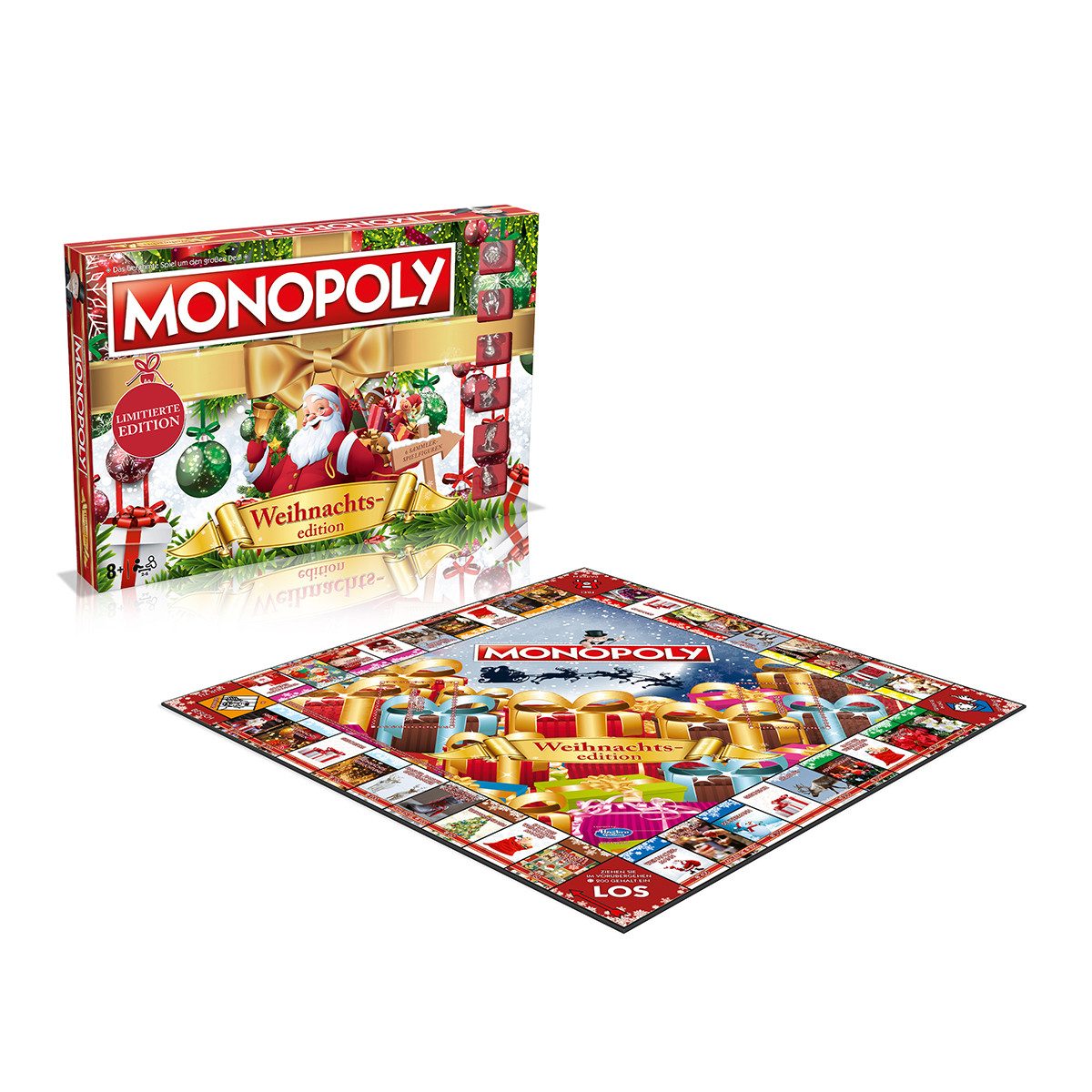 Winning Moves Spiel Monopoly Weihnachten Gesellschaftsspiel Brettspiel Spiel, Brettspiel