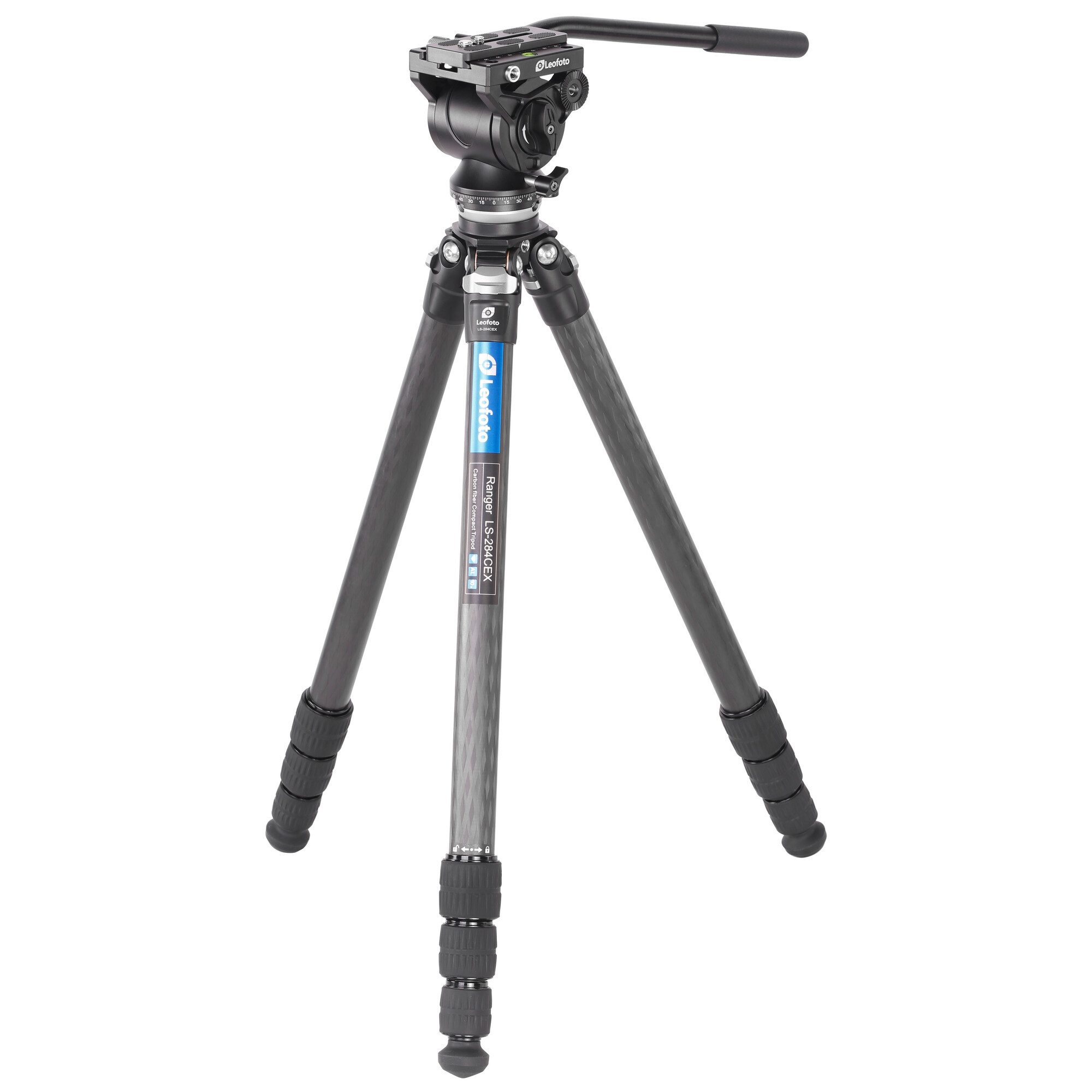 Leofoto Leofoto Carbon-Dreibeinstativ LS-284CEX Ranger mit Nivellierbasis + Kamerastativ