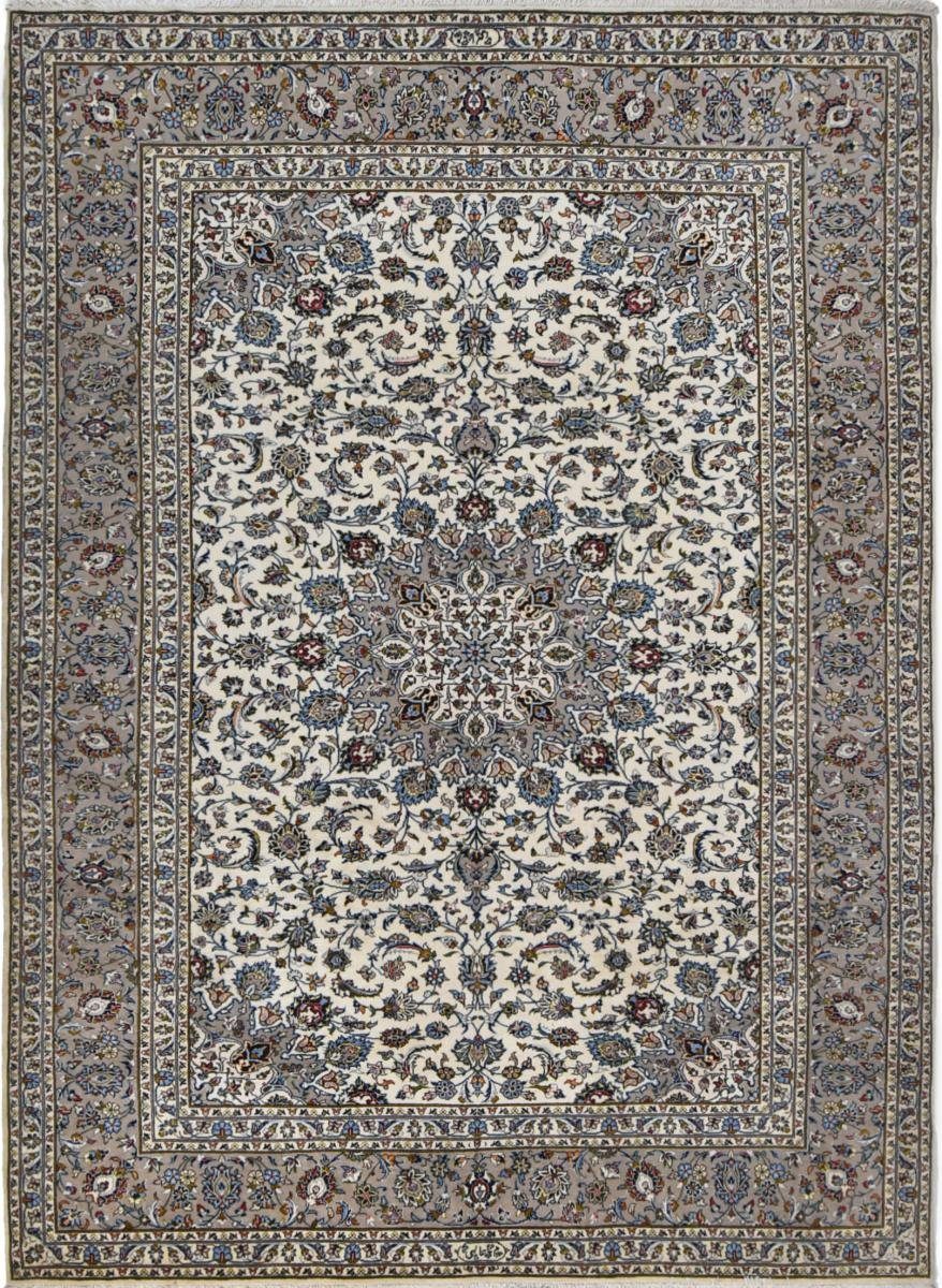 Orientteppich Keshan 256x355 Handgeknüpfter Orientteppich / Perserteppich, Nain Trading, rechteckig, Höhe: 12 mm