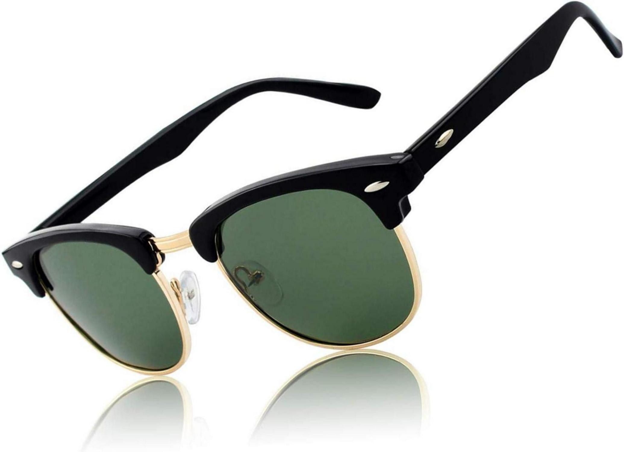 Retrosonnenbrille Sonnenbrille Retro Vintage Halbrahmen Polarisiert UV400 Herren Damen