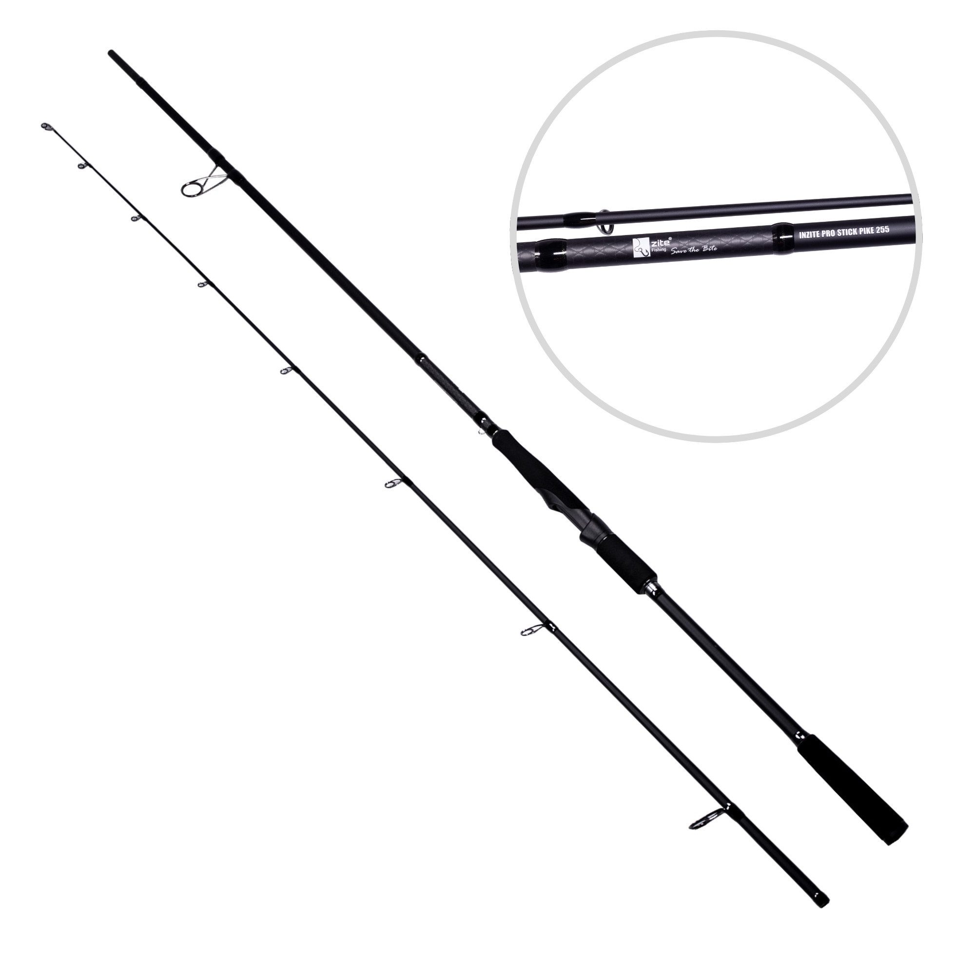 Spinnrute Inzite Pro Stick Perch, Zander & Hecht 30T Carbon Seaguide