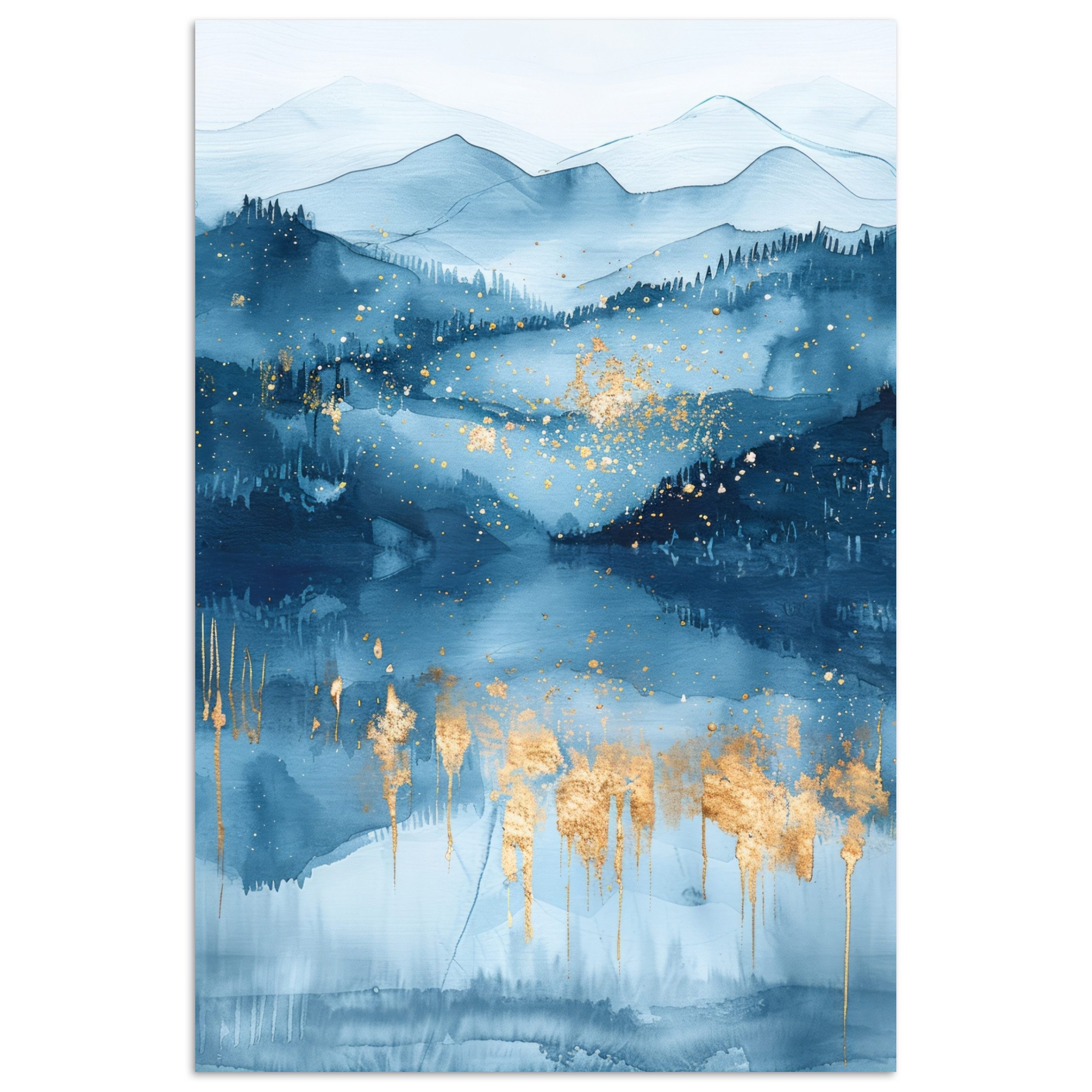 MuchoWow Poster Landschaft - Blau - günstig online kaufen