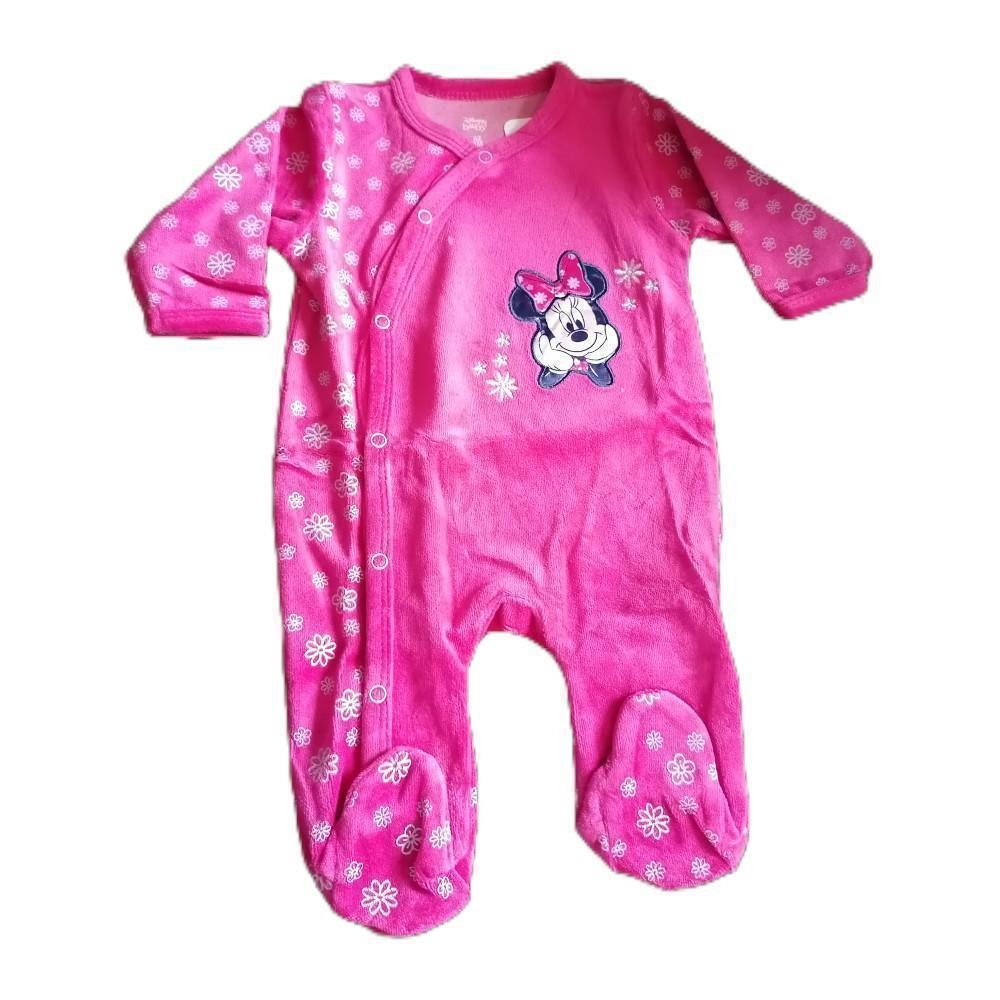 Disney Baby Strampler Minnie Maus Baby- & Kleinkind-Strampler, Rosa & Pink, 75% Baumwolle