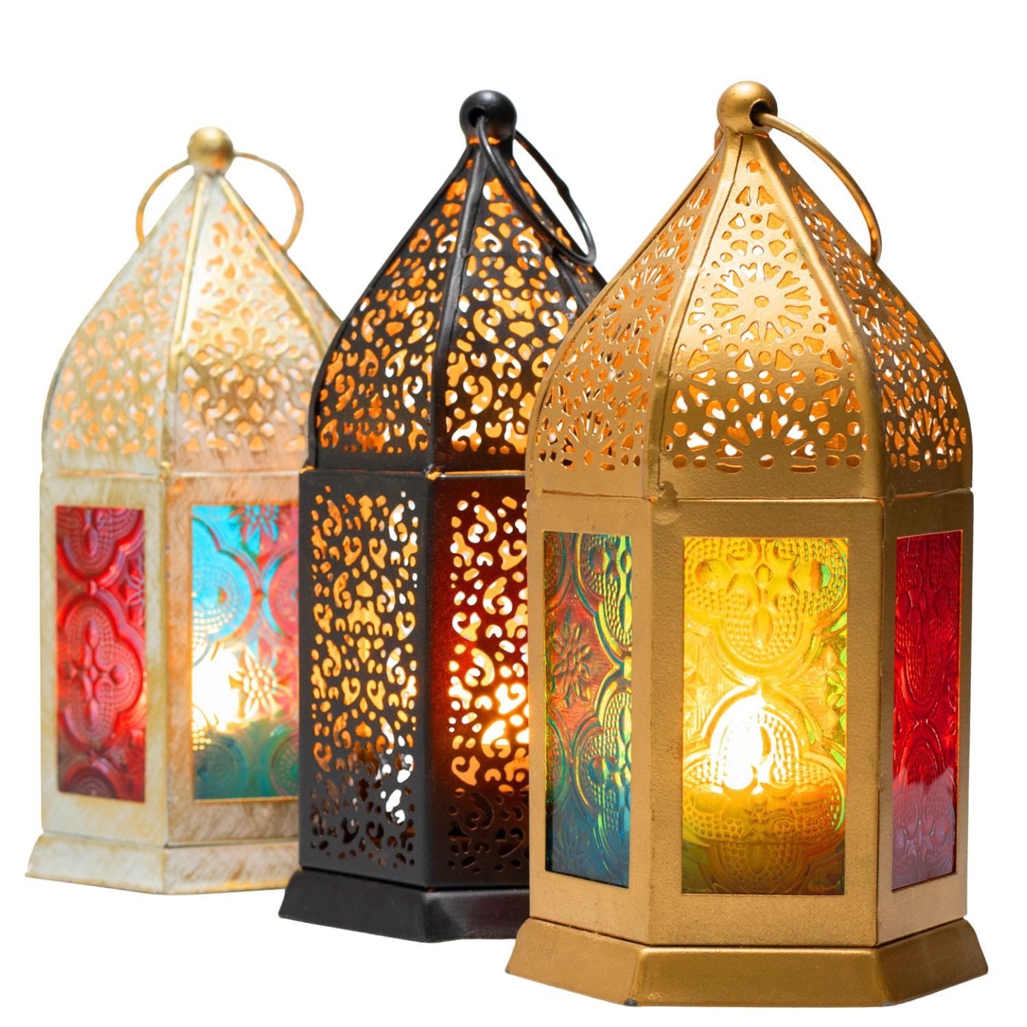 Marrakesch Orient & Mediterran Interior Teelichthalter 3er Set Orientalisch günstig online kaufen