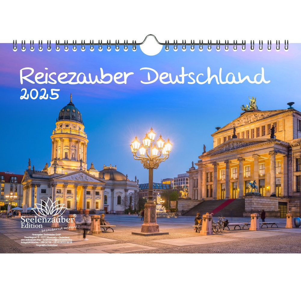 Seelenzauber Wandkalender Reisezauber Deutschland DIN A4 Kalender für 