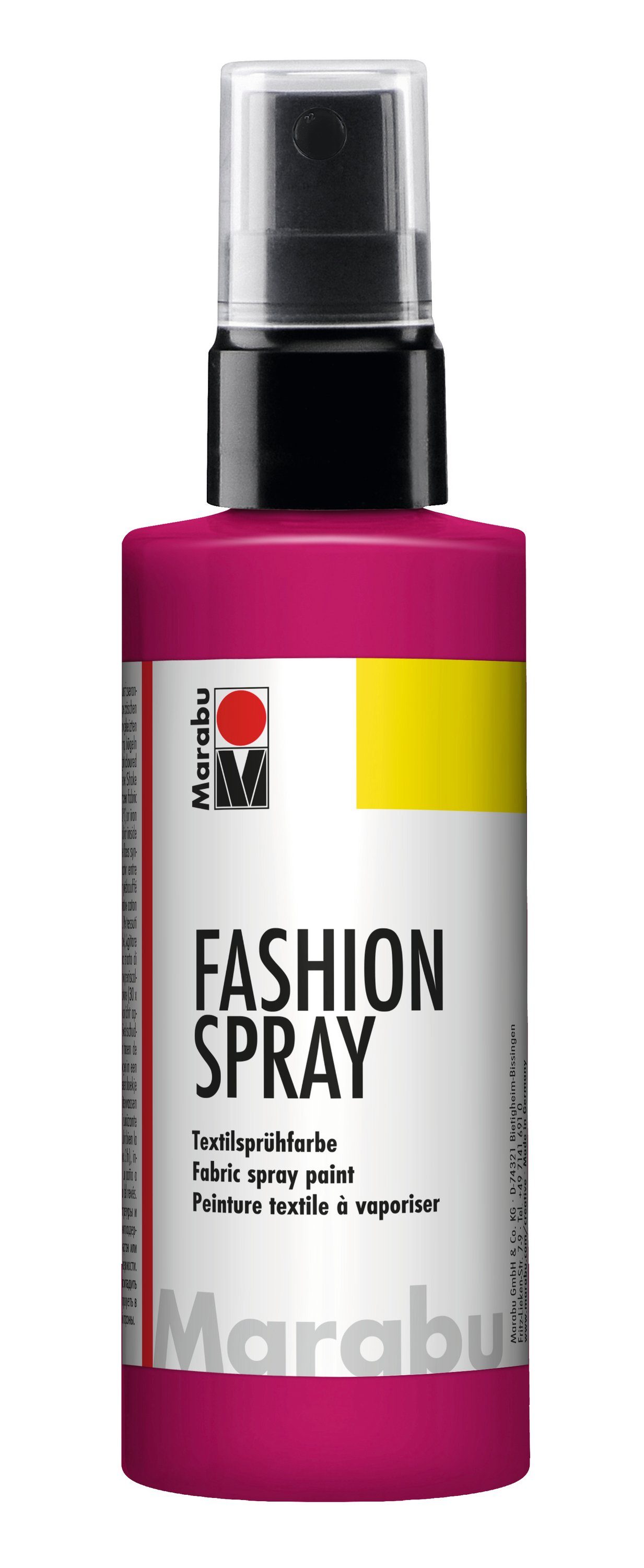 Marabu Stoffmalfarbe Fashion-Spray, 100 ml Himbeere
