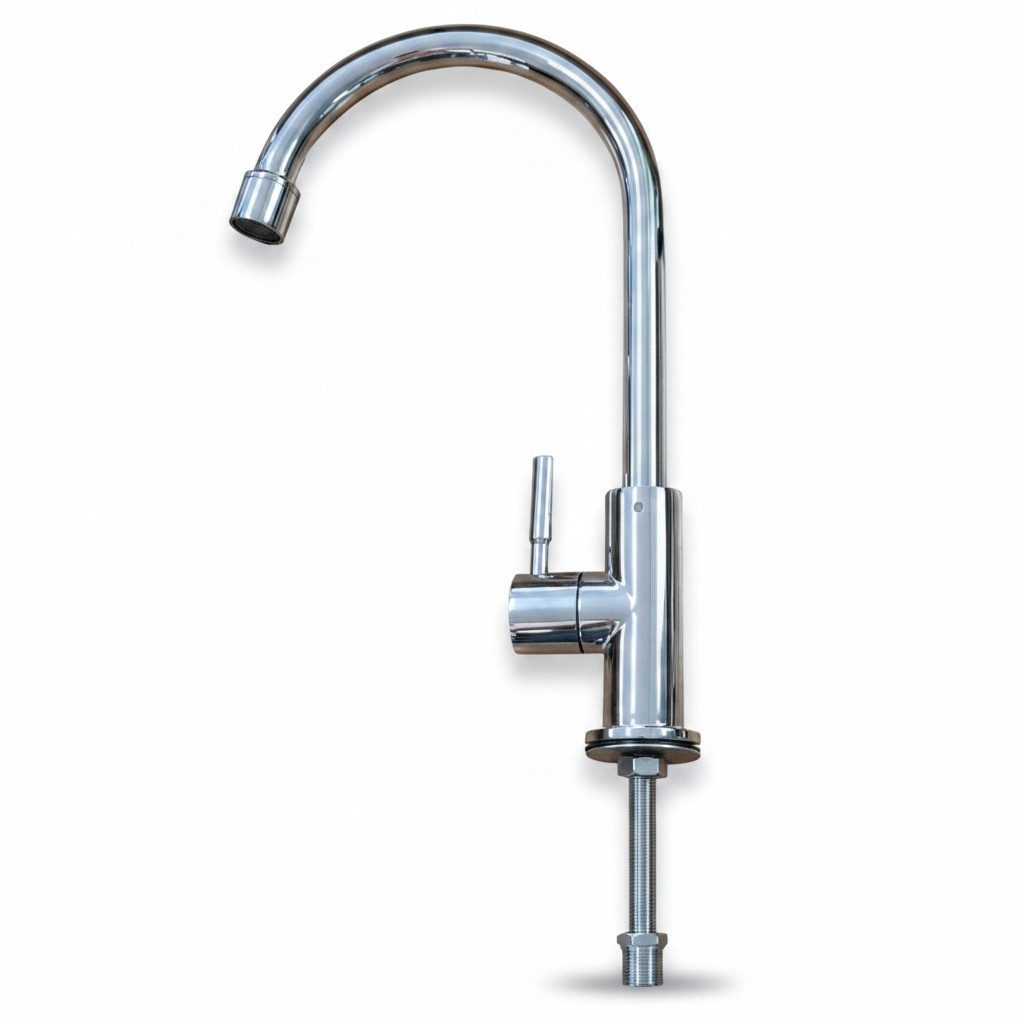 Prime Inventions Wasserhahn-Wasserfilter, Edelstahl Wasserhahn V2A poliert universell