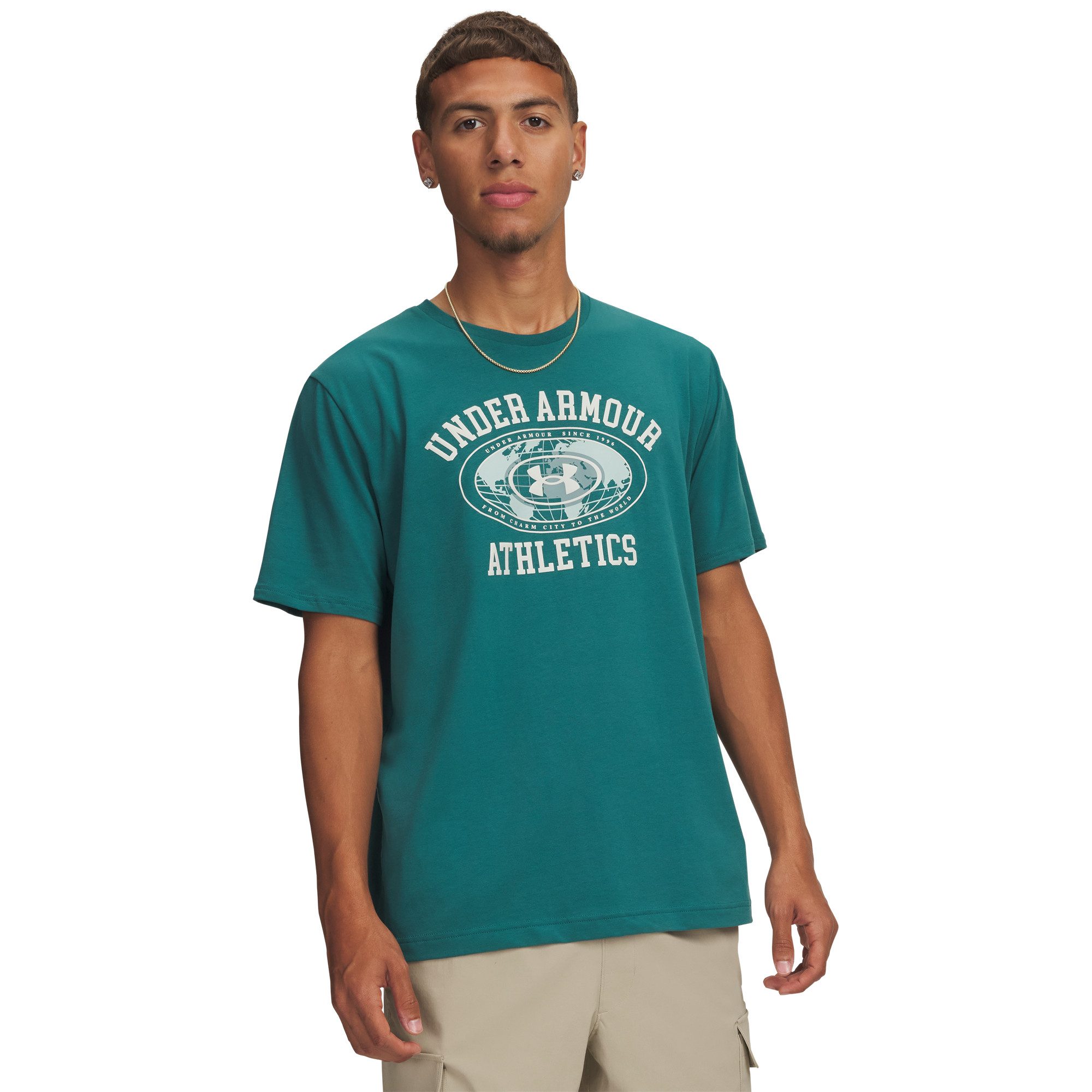 Under Armour® T-Shirt Under Armour Herren T-Shirt UA M 60/40s Armor Globe SS 6009261