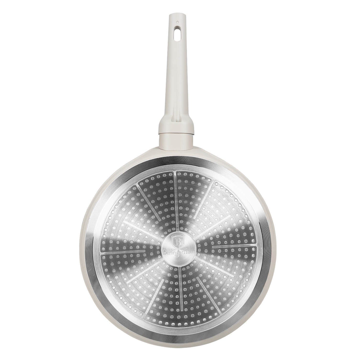 BerlingerHaus Crêpepfanne, Aluminium (Set, 1-tlg., Set), Silikongriffe